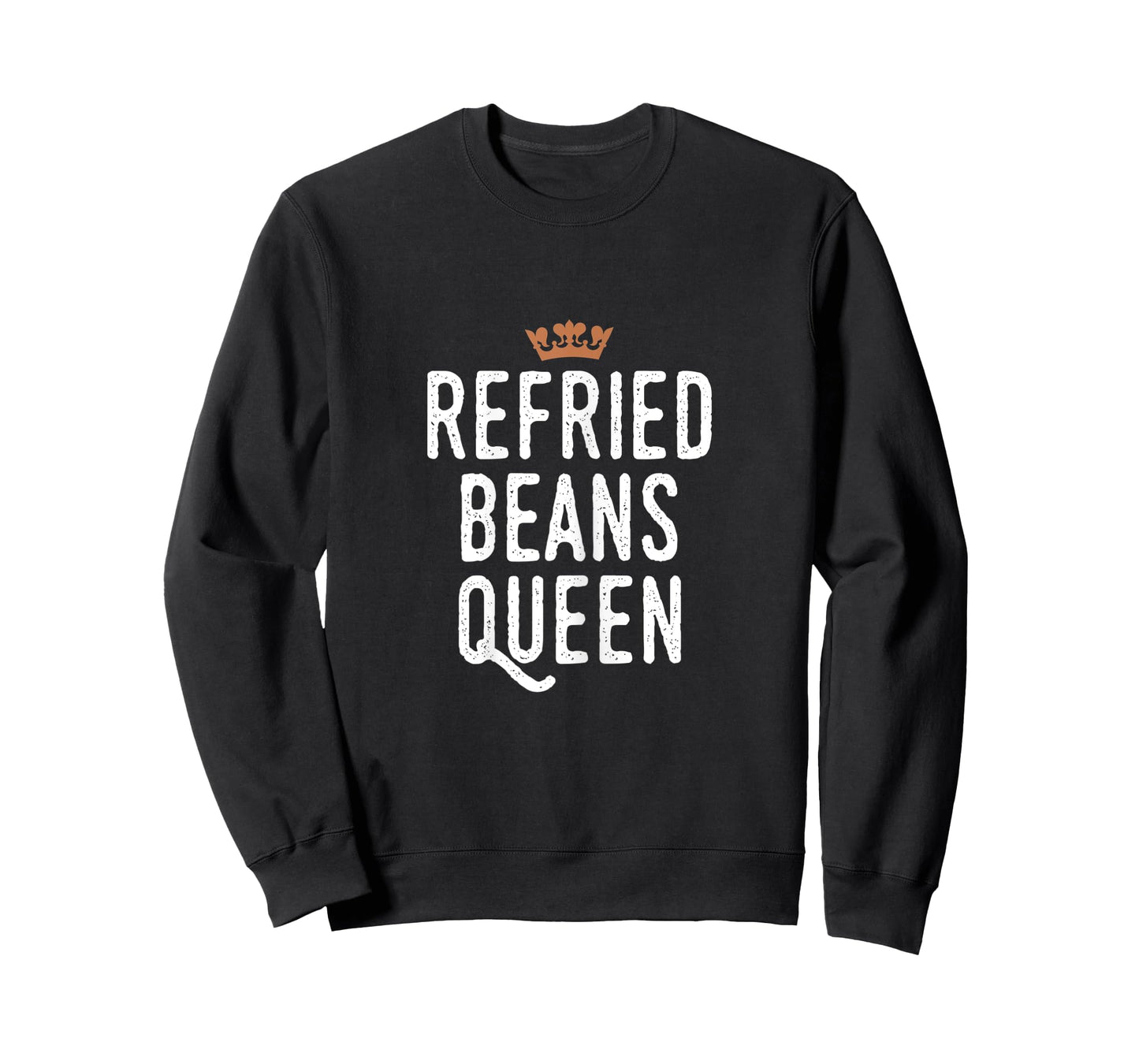 Womens Refried Beans Queen, Funny Vegetable Bean Eater Cute T-Shirt