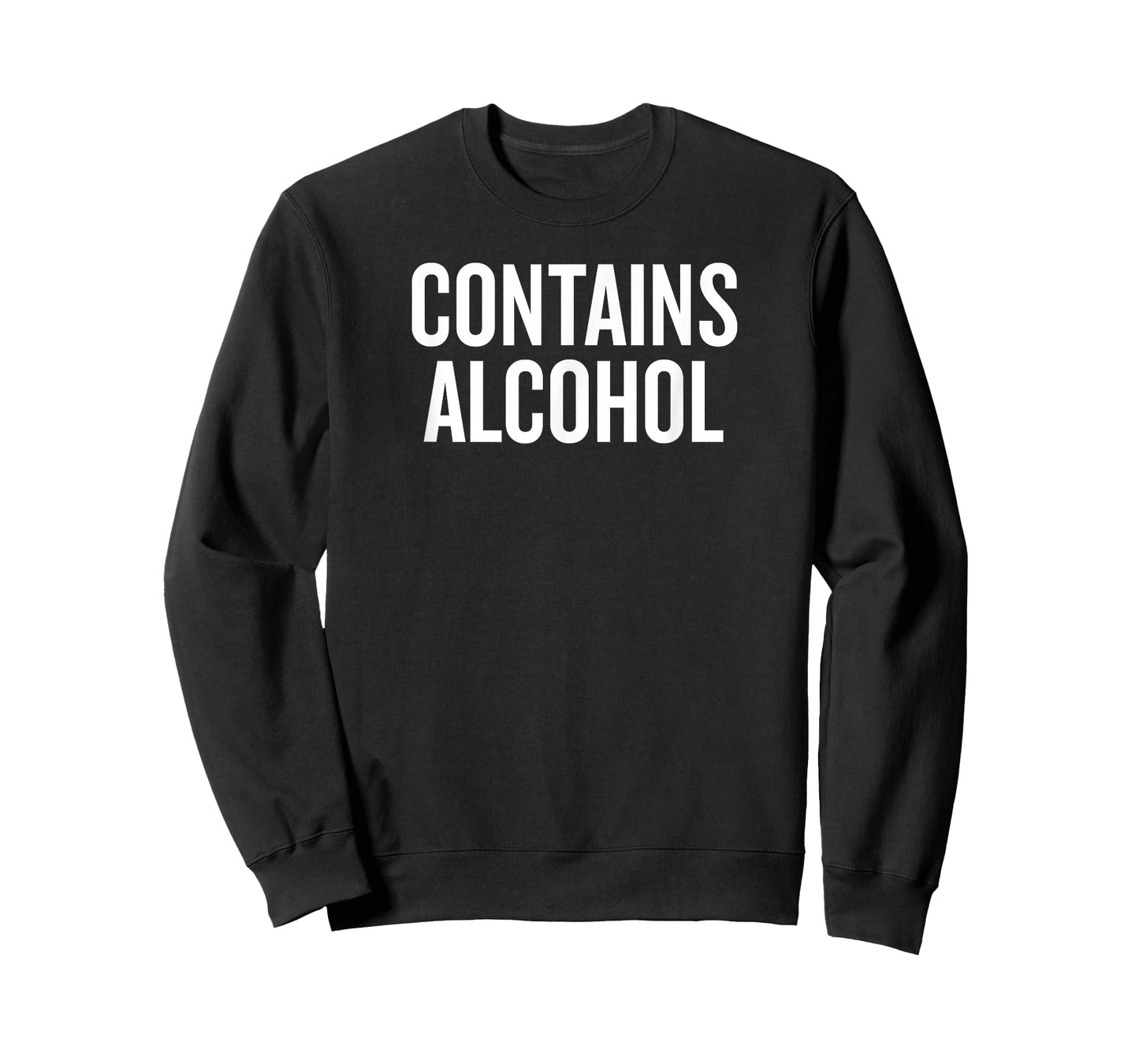 Contains Alcohol Tshirt Funny Drinking Tee T-Shirt