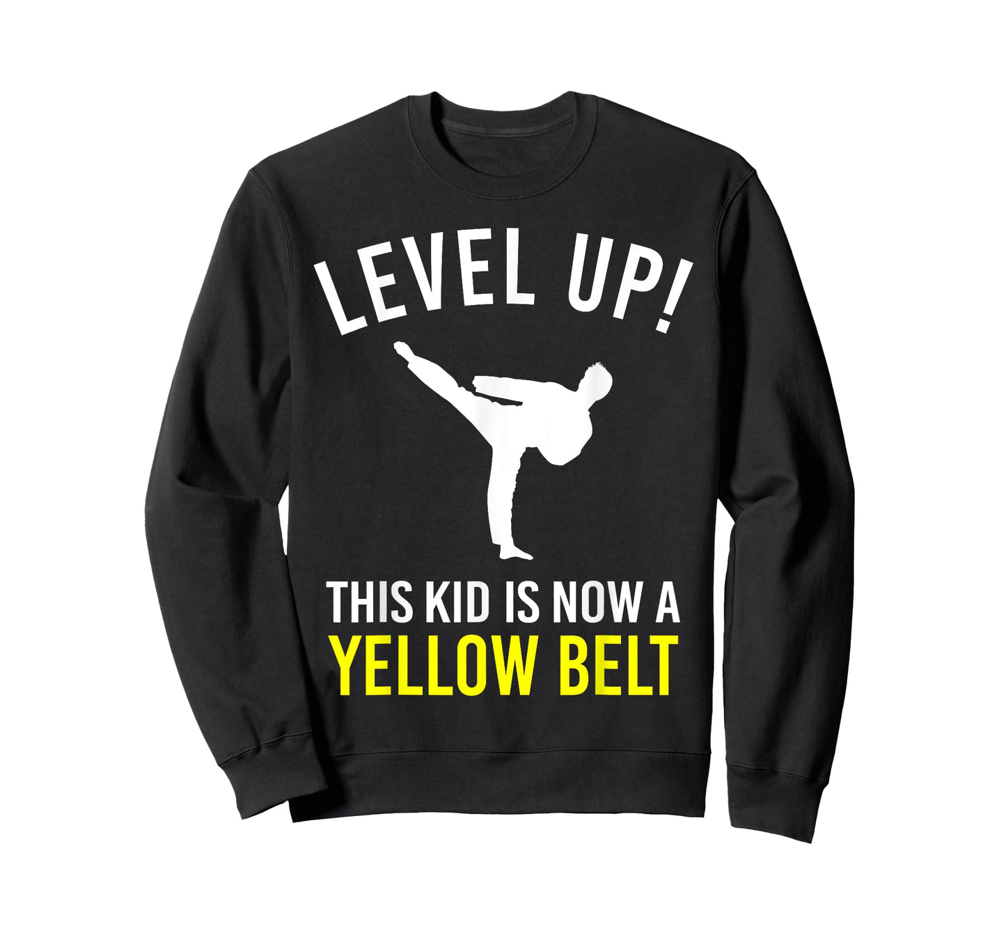 Level Up! This Kid is Now a Yellow Belt Karate Award T-Shirt