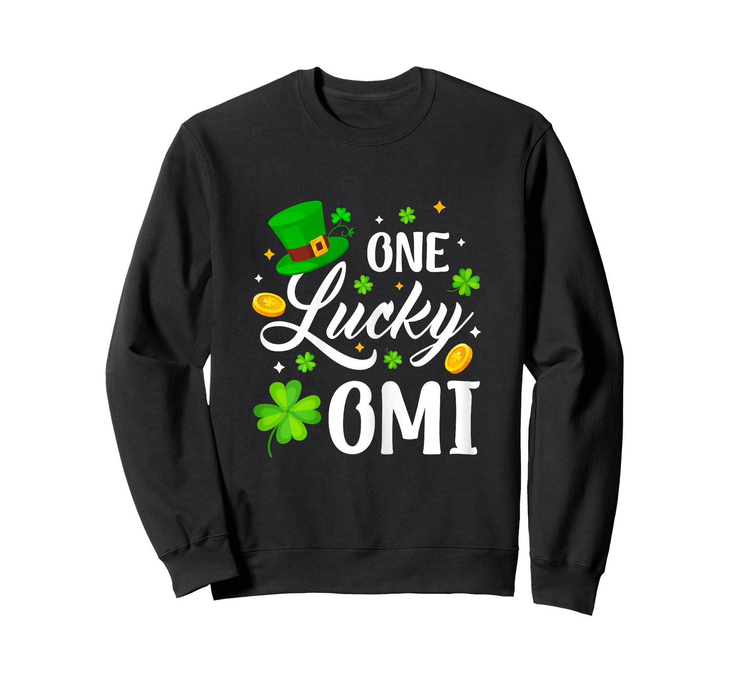 Happy St. Patrick's Day Shamrock One Lucky Omi Women T-Shirt