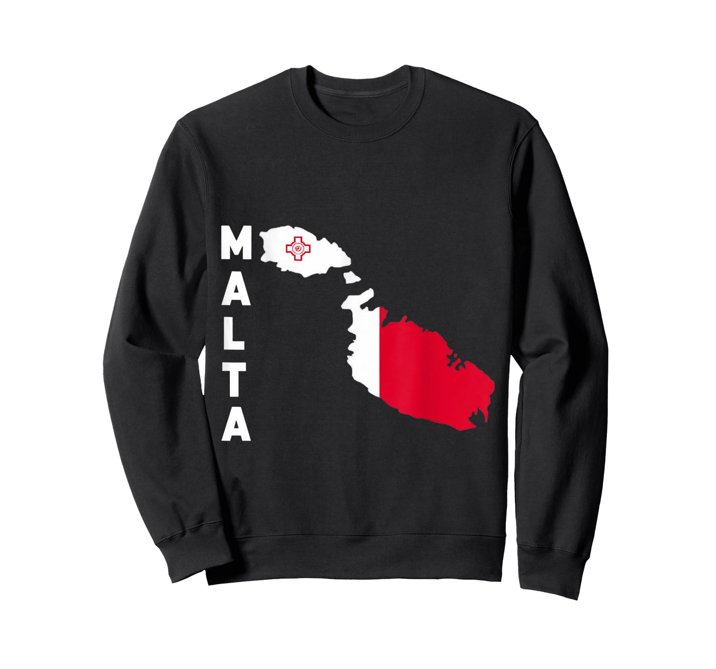 Malta Map Flag Maltese Roots Maltese Flag Malta T-Shirt