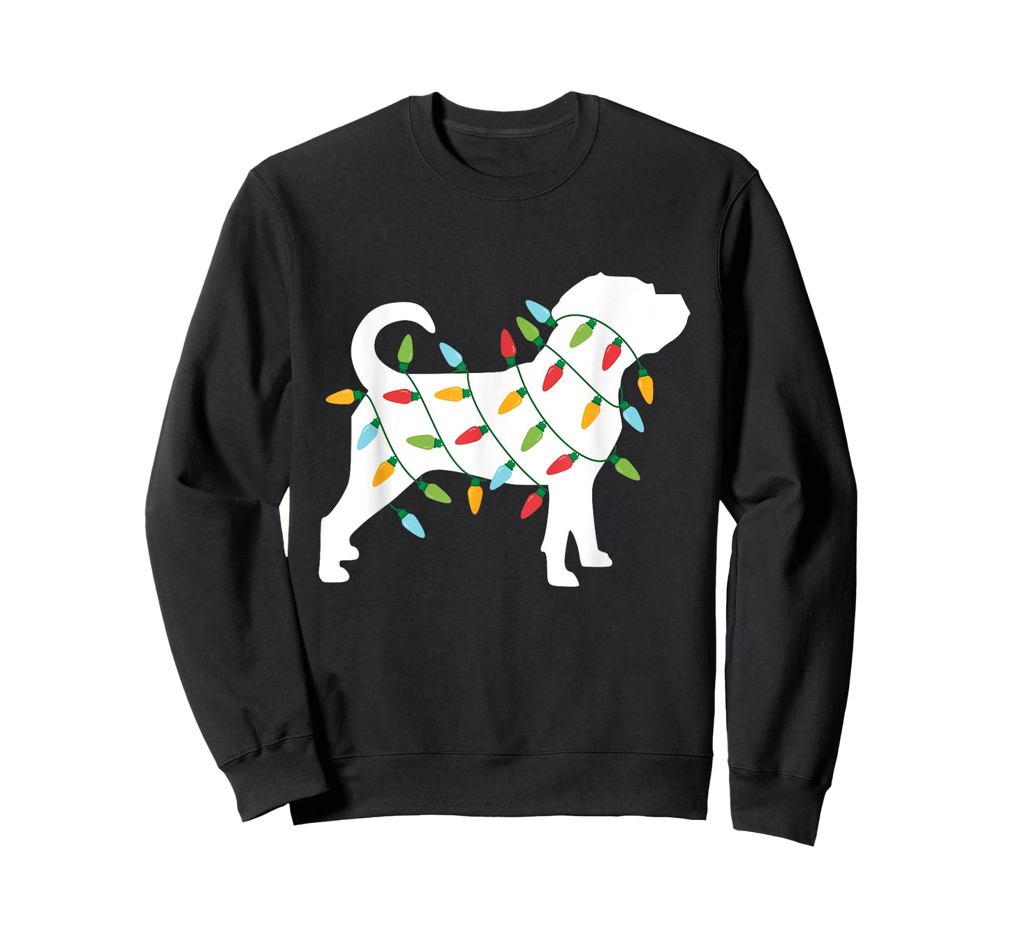 Christmas Lights Puggle T Shirt Cute Gifts for Dog Lovers T-Shirt for Men Women Kids