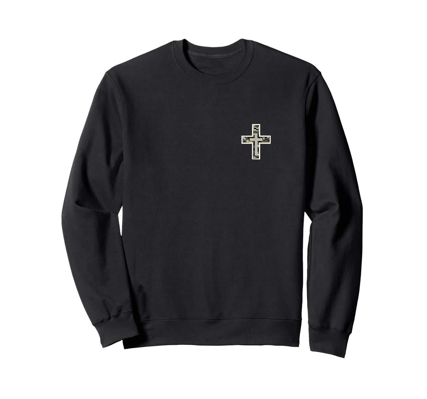 Christian Camo Hunt Fish Design T-Shirt