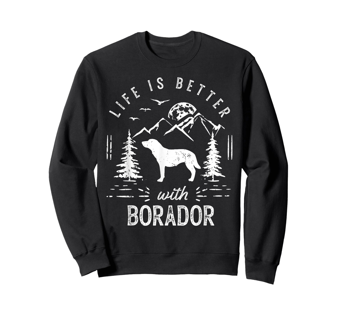 Borador Life Better Mom Dad Dog Men Women Girls Kids T-Shirt