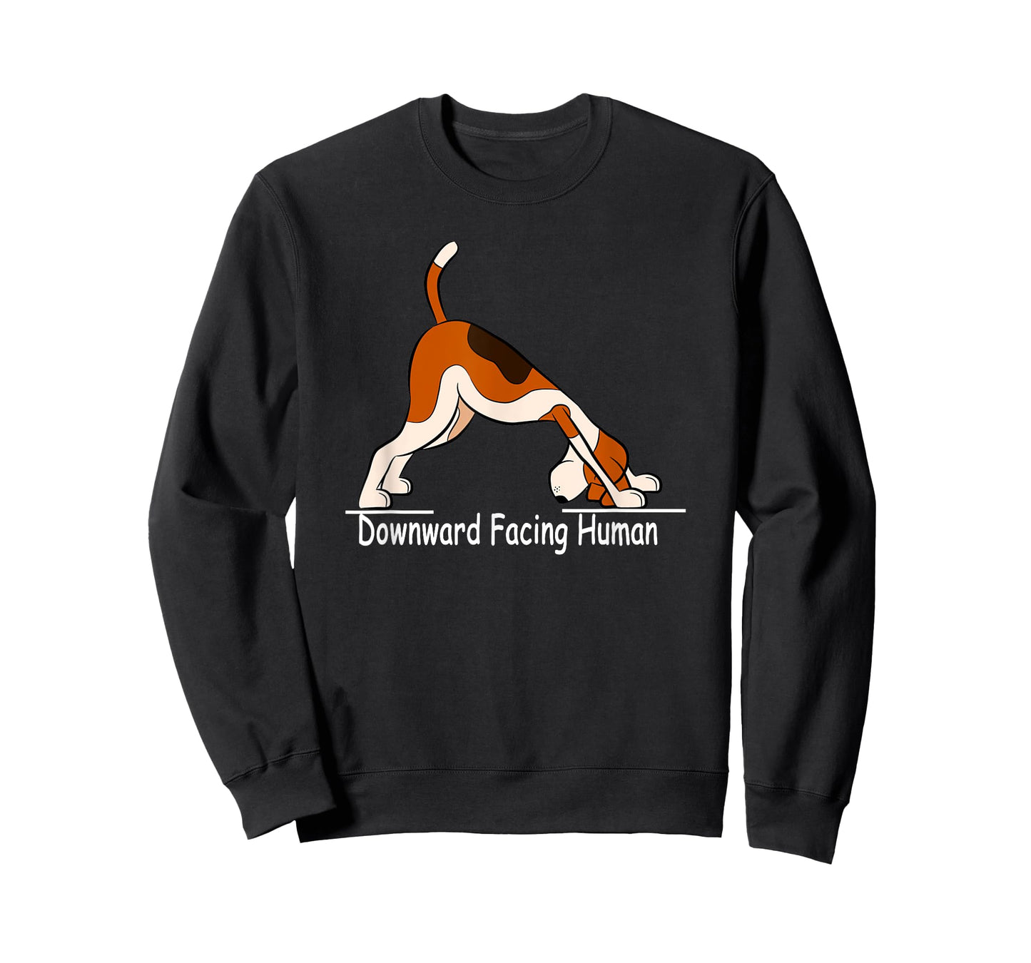 Downward Facing Human | Funny Yoga T-Shirt