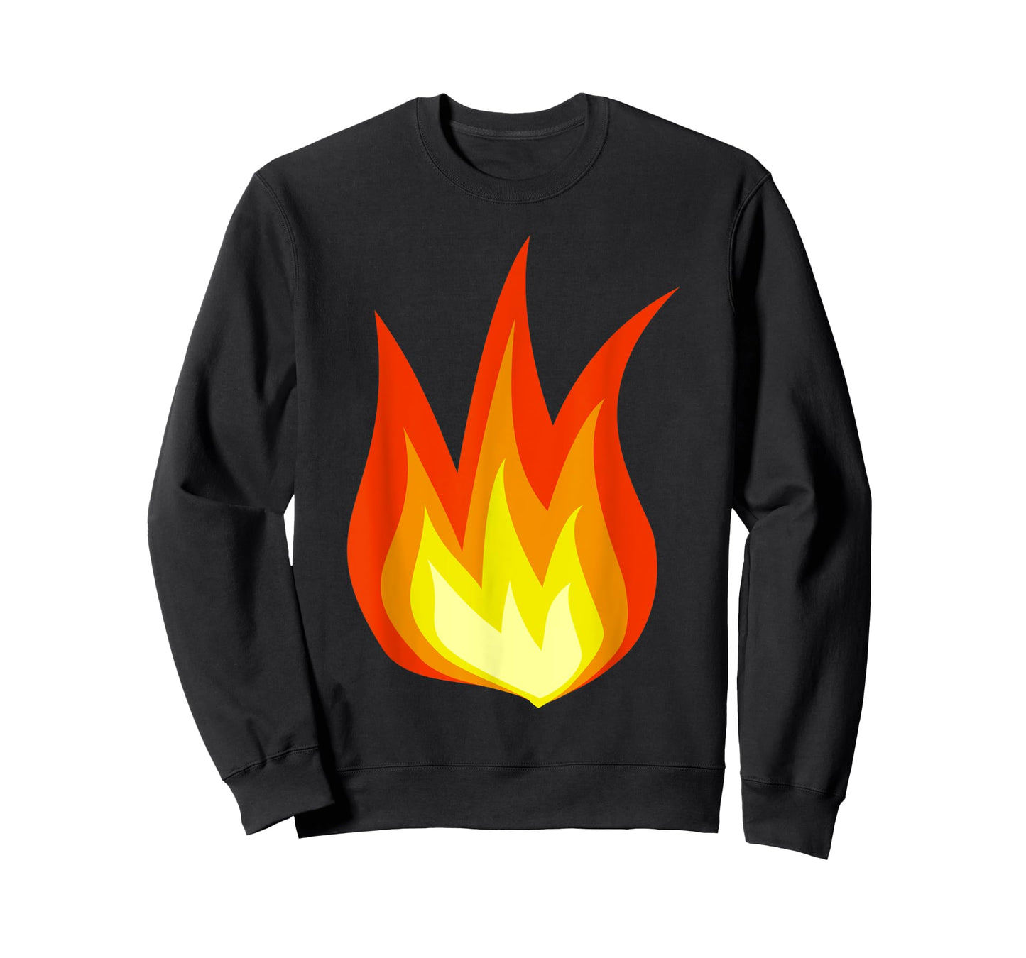Fire Costume or "It's Lit" Social Media Flames Halloween Tee T-Shirt