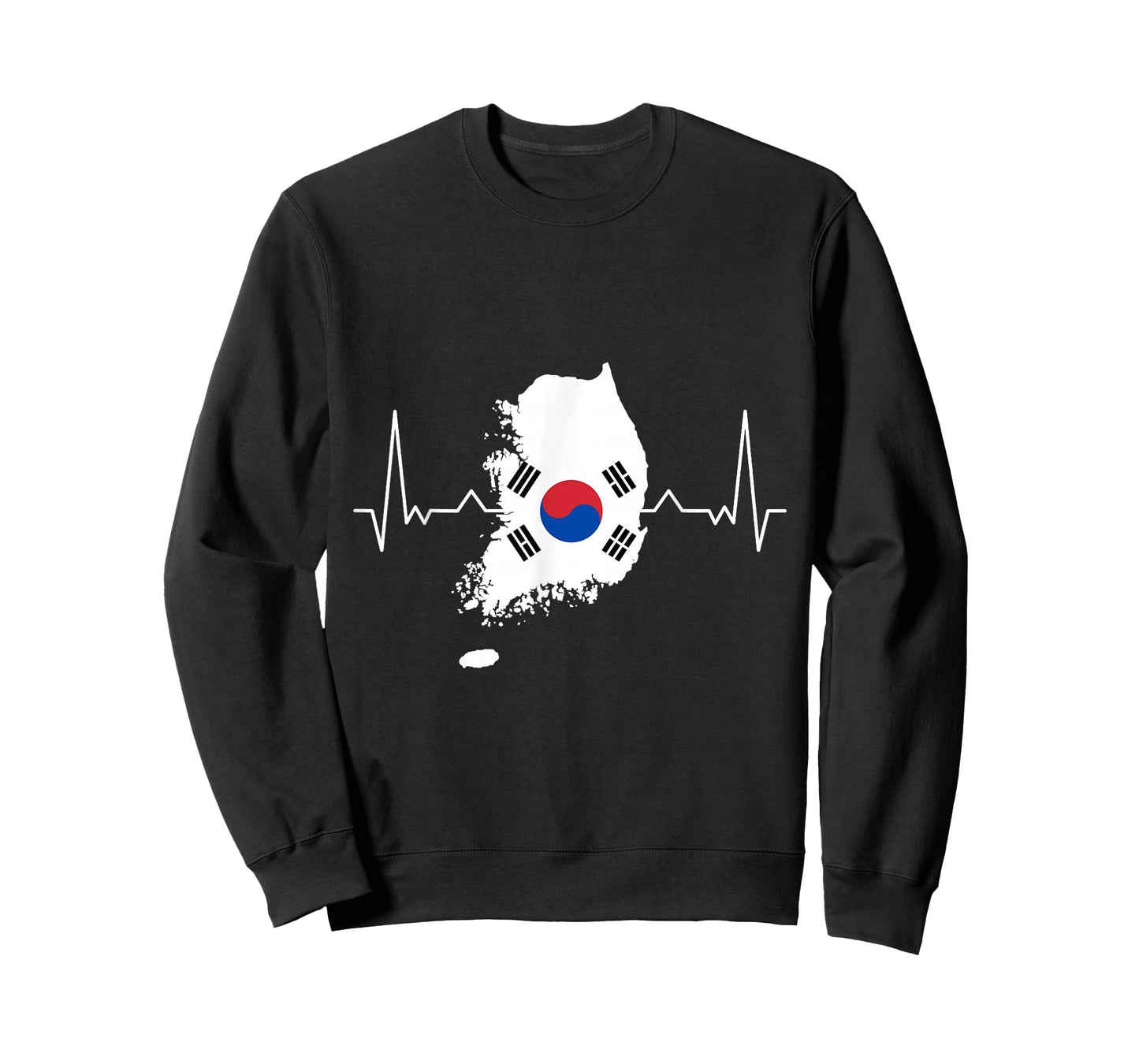 South Korea Heartbeat Korea Flag South Korea T-Shirt
