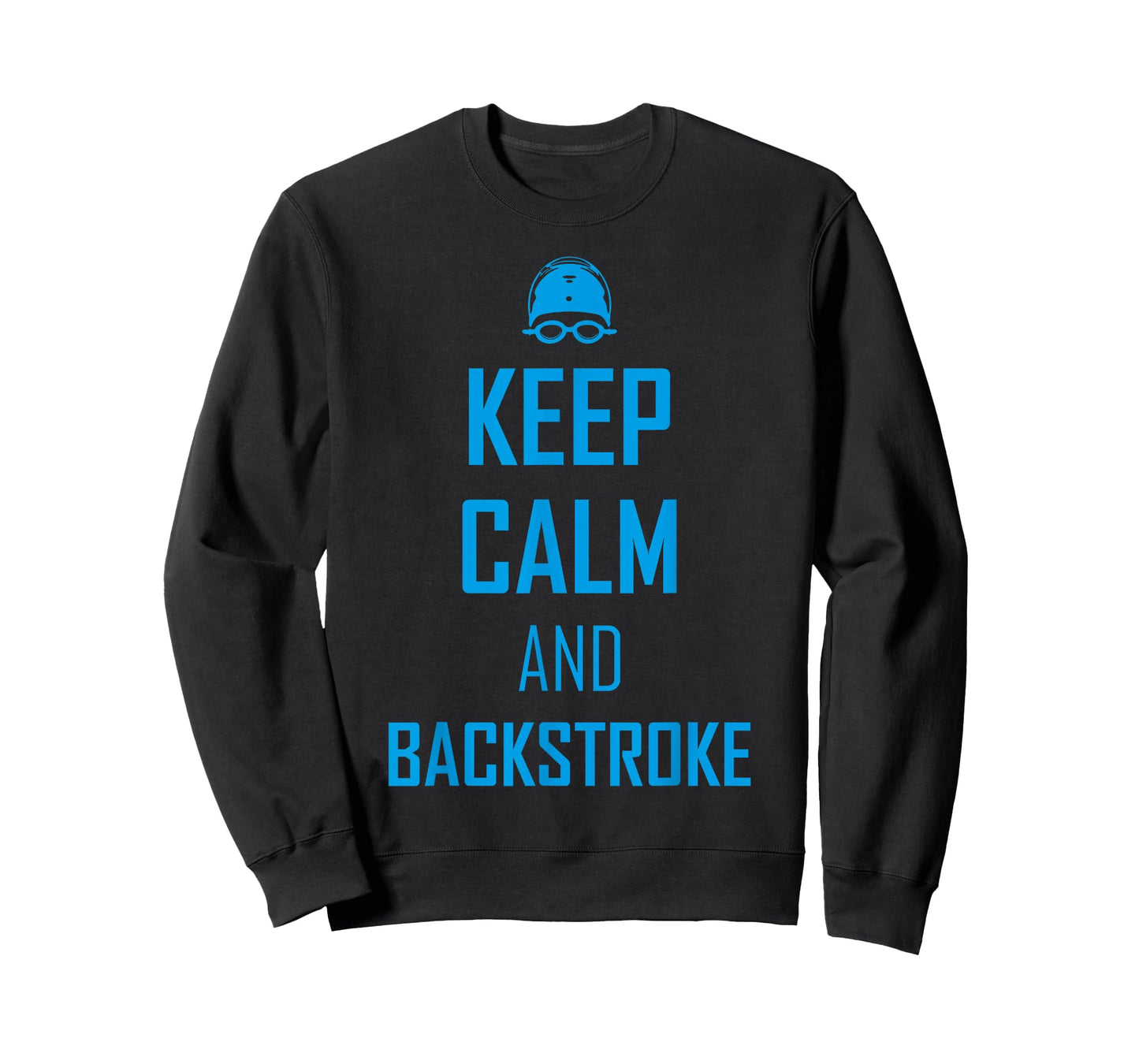 Keep calm and backstroke swim team funny gift for swimmer T-Shirt