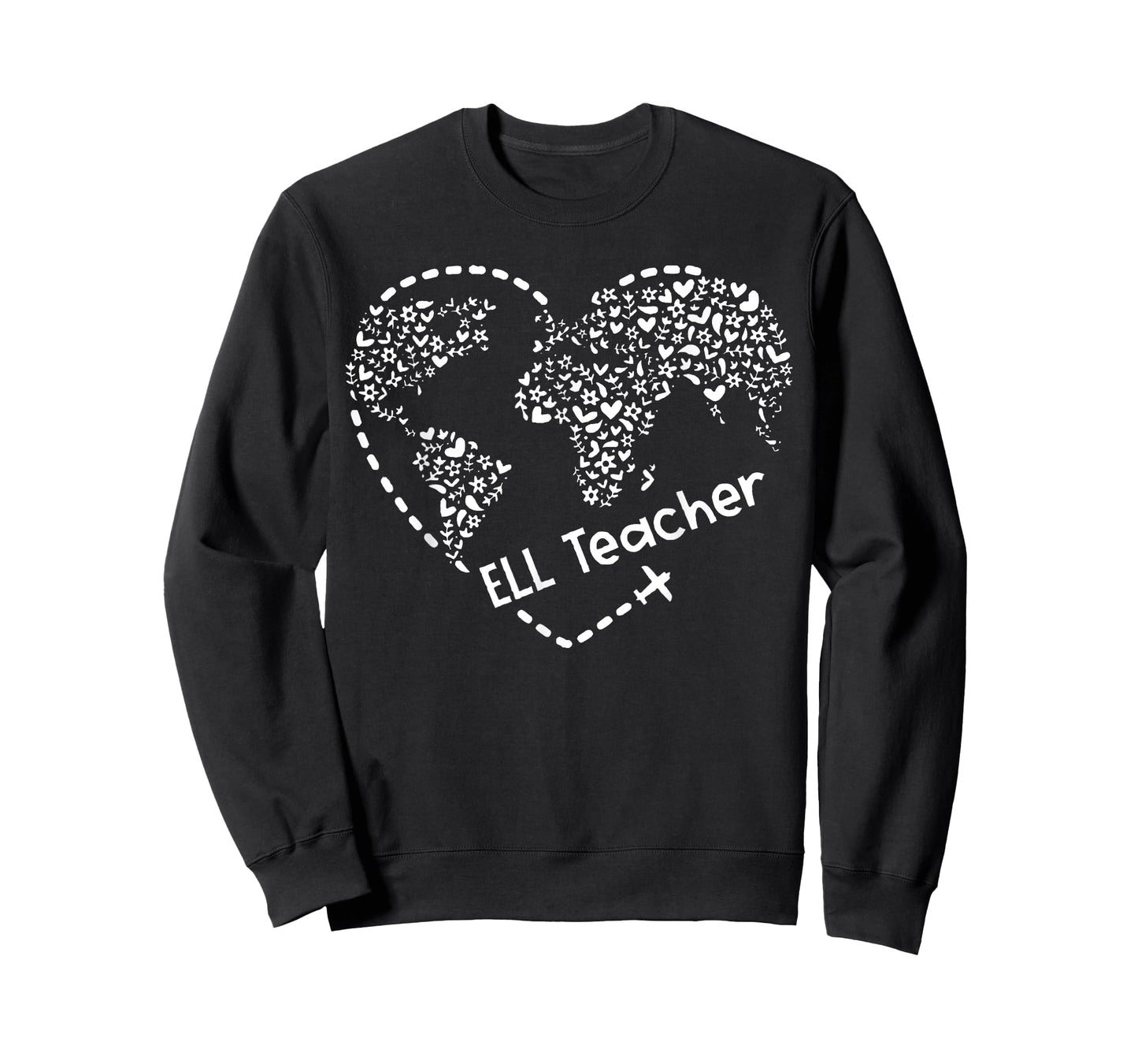 Ell Cute Heart Shape English Language Teacher Students T-Shirt