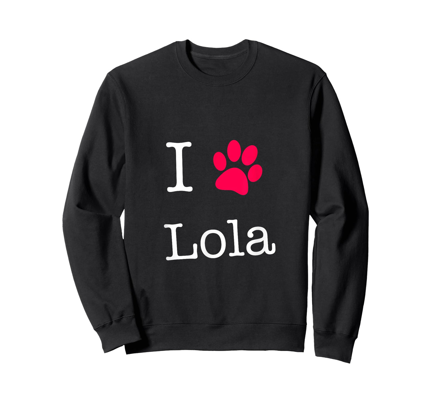 I Love Lola Dog Name T-Shirt Gift Shirt for Dog Lovers T-Shirt