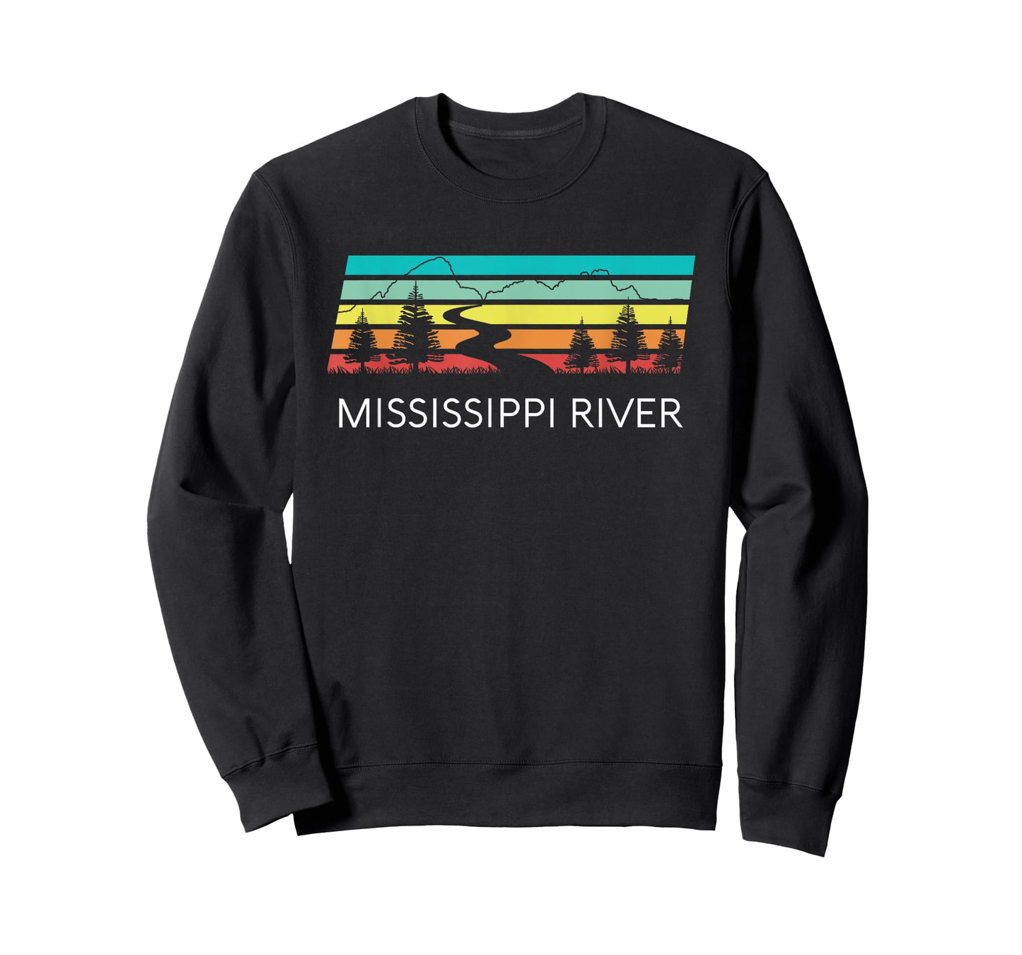 Mississippi River Retro Vintage Delta Louisiana Lake Itasca T-Shirt