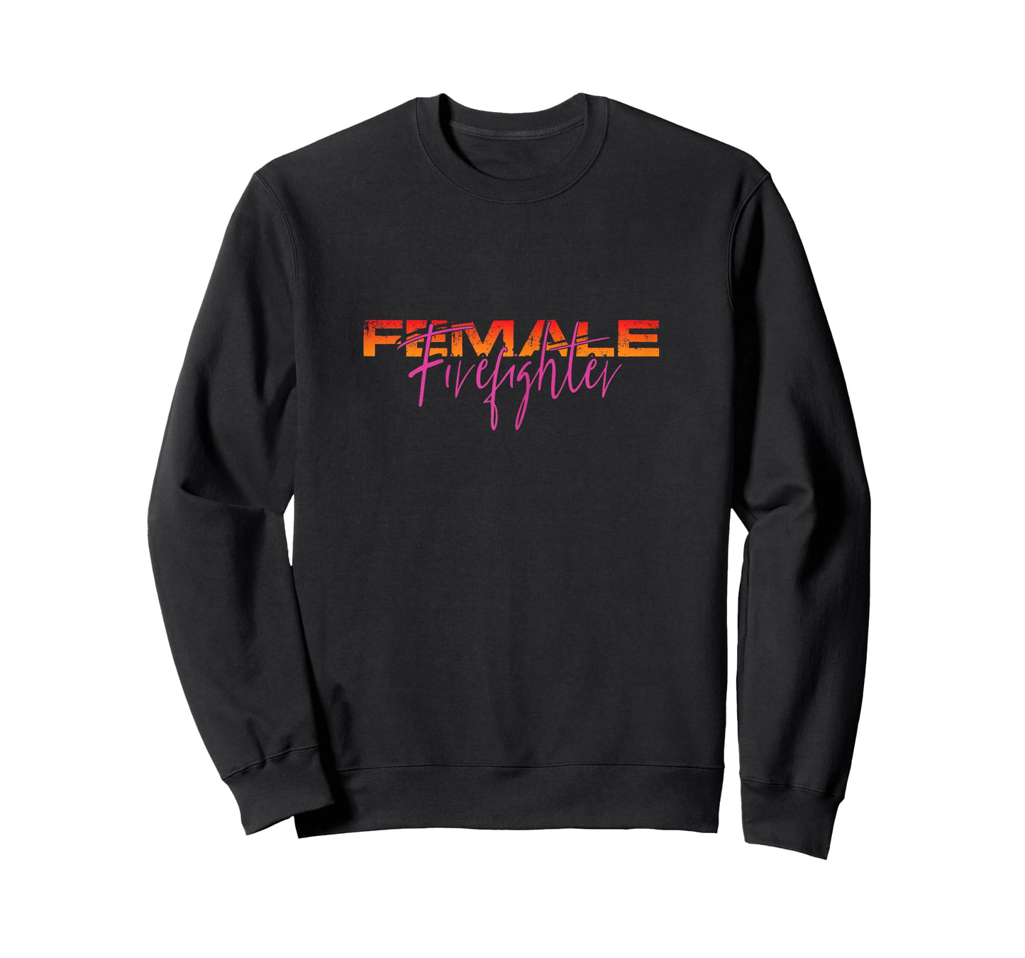 Female Firefighter Firewoman Fire Department Firetruck Hero T-Shirt