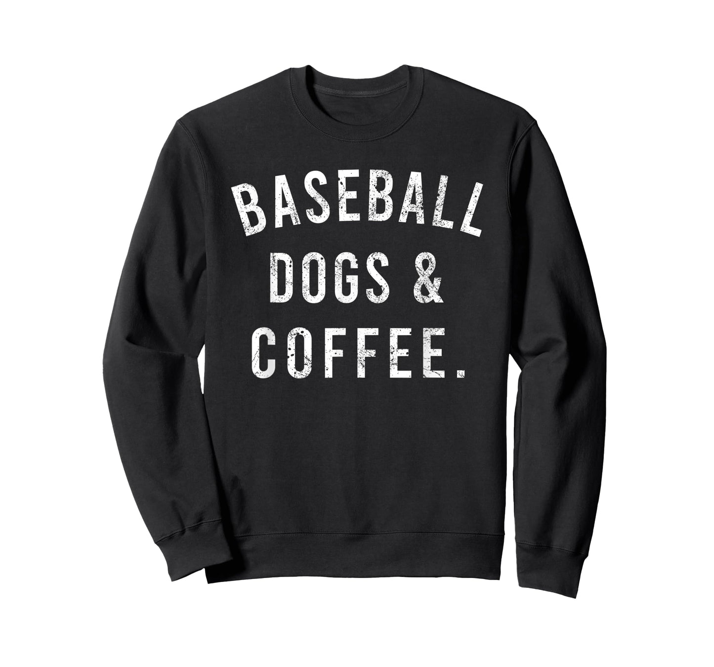 Baseball Dogs And Coffee Funny Baseball Shirts for Women Men T-Shirt