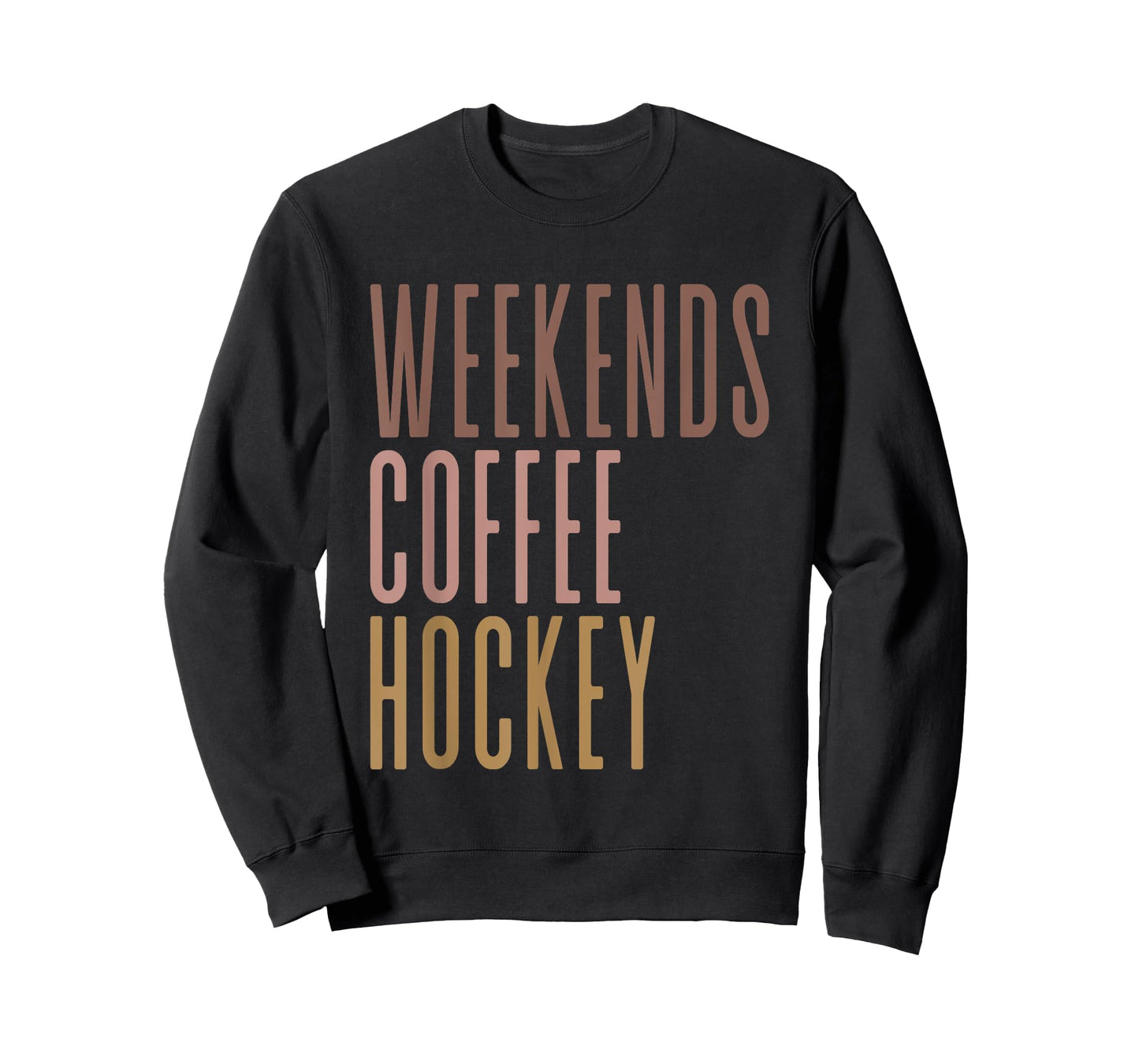 Weekends Coffee Hockey T-Shirt