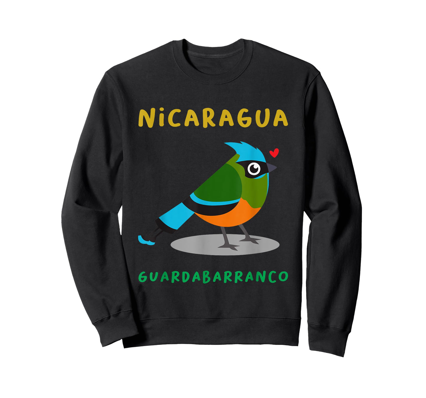 Nicaragua Guardabarranco Colorful national bird shirt T-Shirt