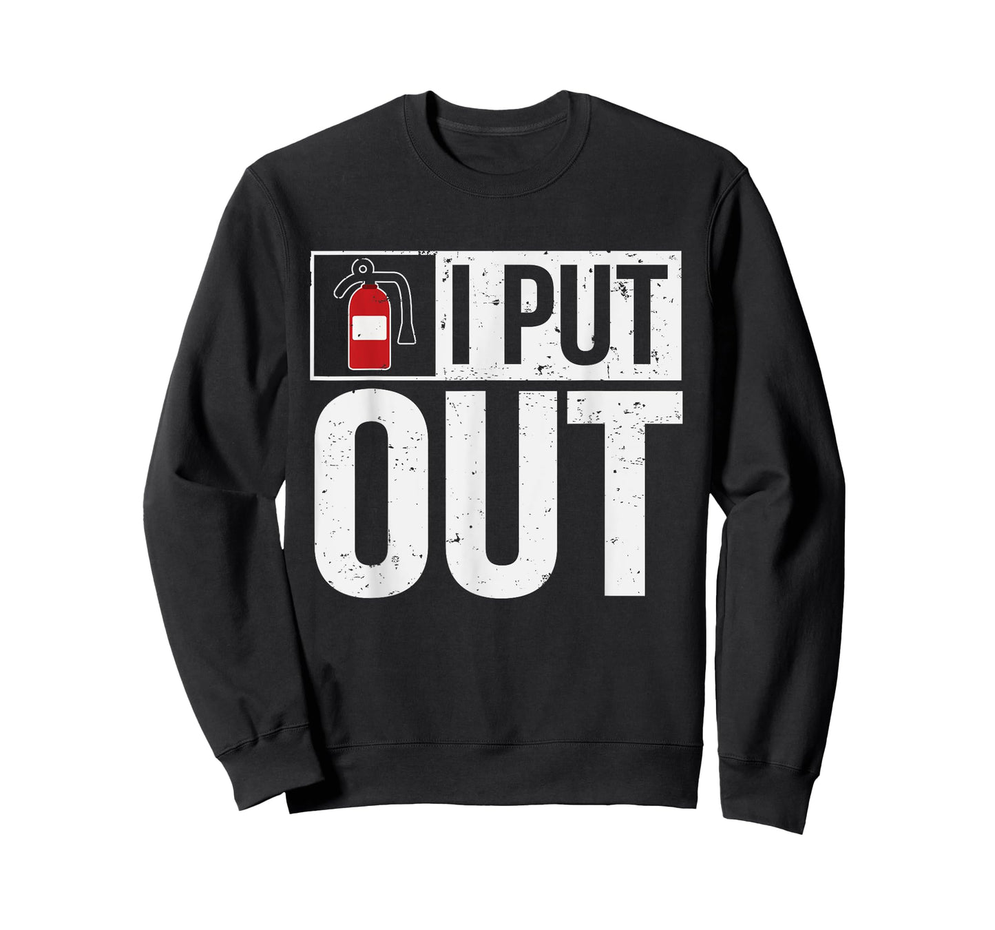 Firehouse Apparel AO Funny Fire Extinguisher I Put Out Firefighter T-Shirt
