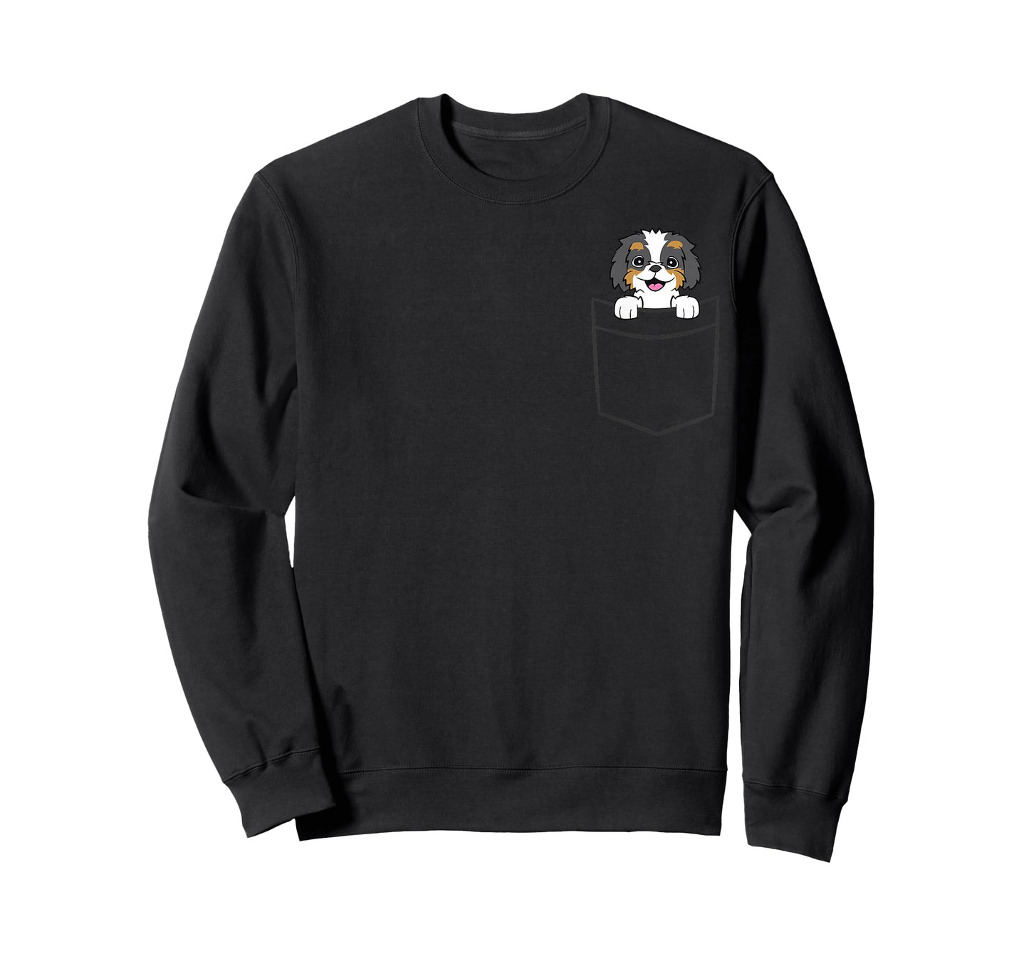 Bernedoodle Dog In A Pocket Cute Pocket Bernedoodle T-Shirt