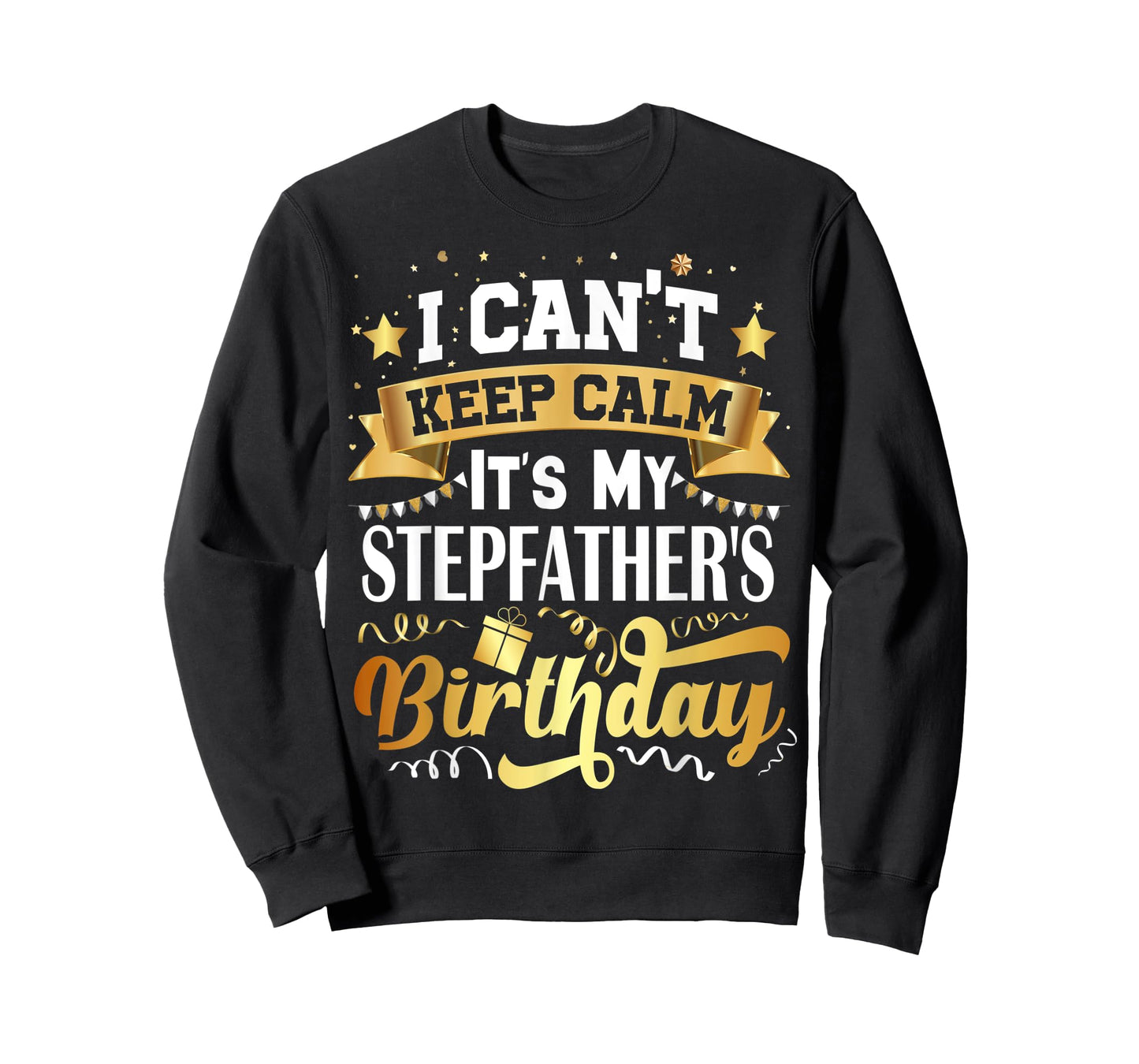 Stepfather Birthday Tshirt Party Gift Idea Family Bday T-Shirt
