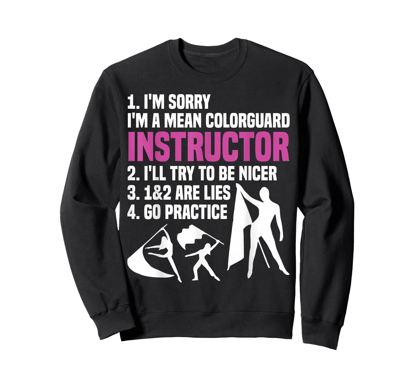 Winter Guard Senior Uniform Captain Color Guard Instructor T-Shirt