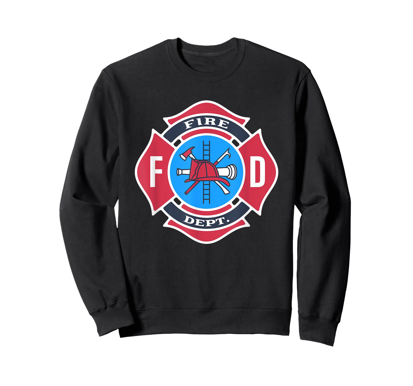 Fire Department Logo Fireman Firefighter Uniform Costume T-Shirt