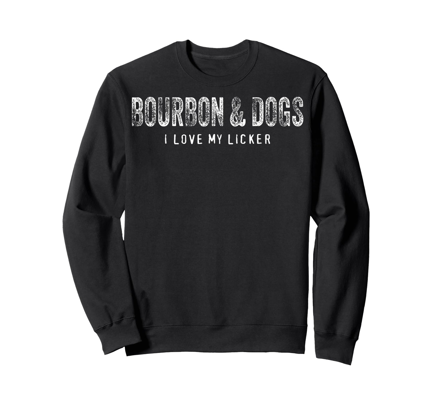 Bourbon and Dogs I Love My Licker Bourbon Drinking Lover Dog T-Shirt