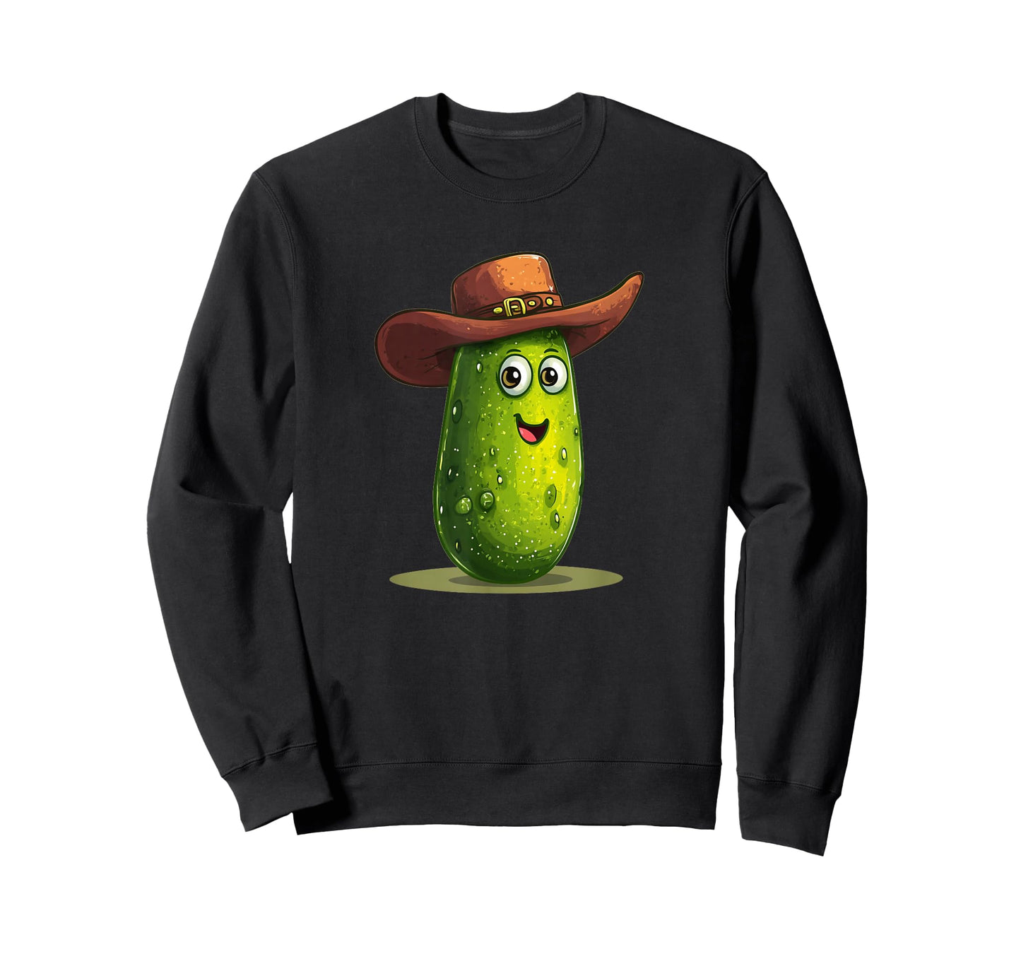 Awesome Wild West Pickle Costume with Cowboy Hat T-Shirt