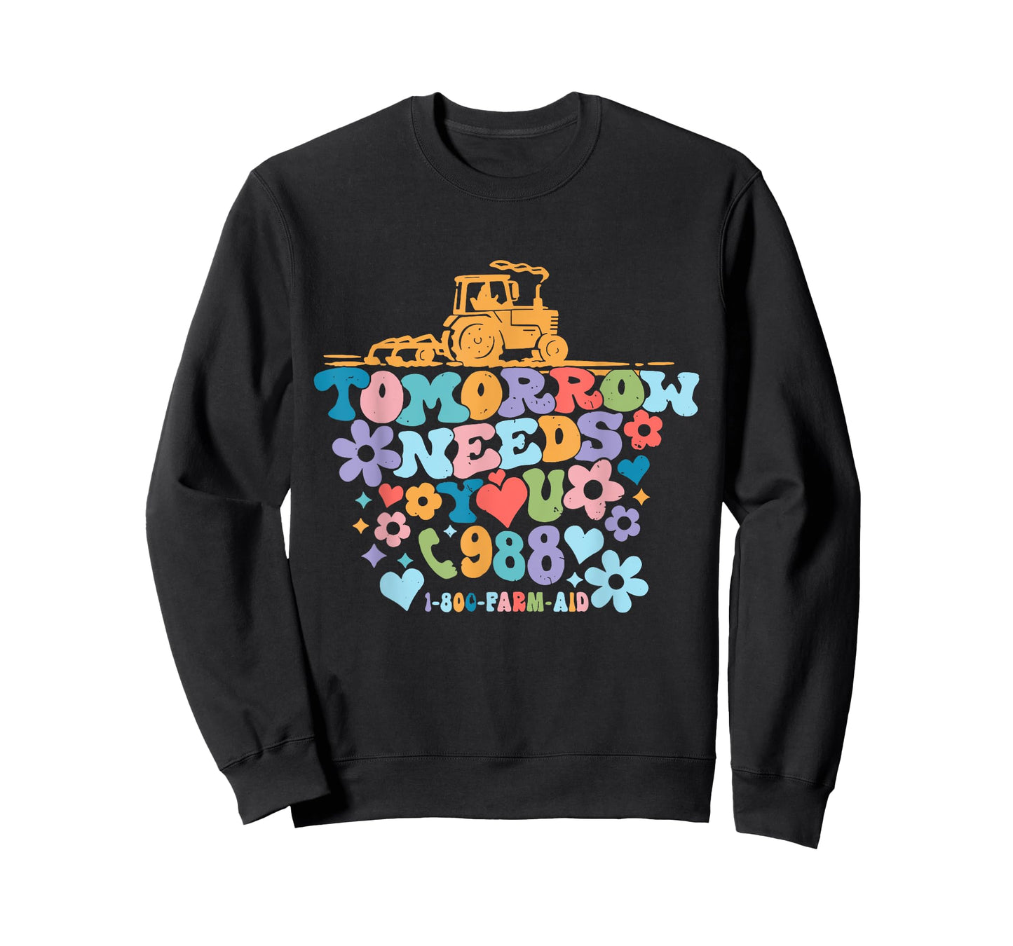 Tomorrow Needs You 1-800-Farm-Aid Apparel T-Shirt