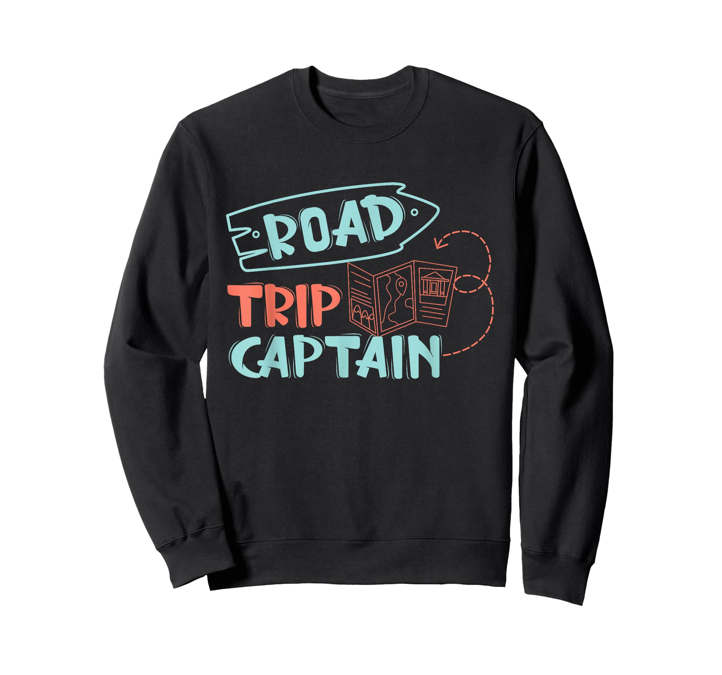 Road Trip Captain Traveler Vacation Explorer Adventure Gift T-Shirt