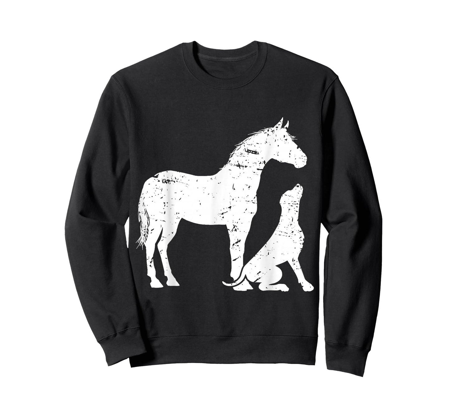 Horse and Dog Motif for Women and Men. Horse Dog Lover T-Shirt Small