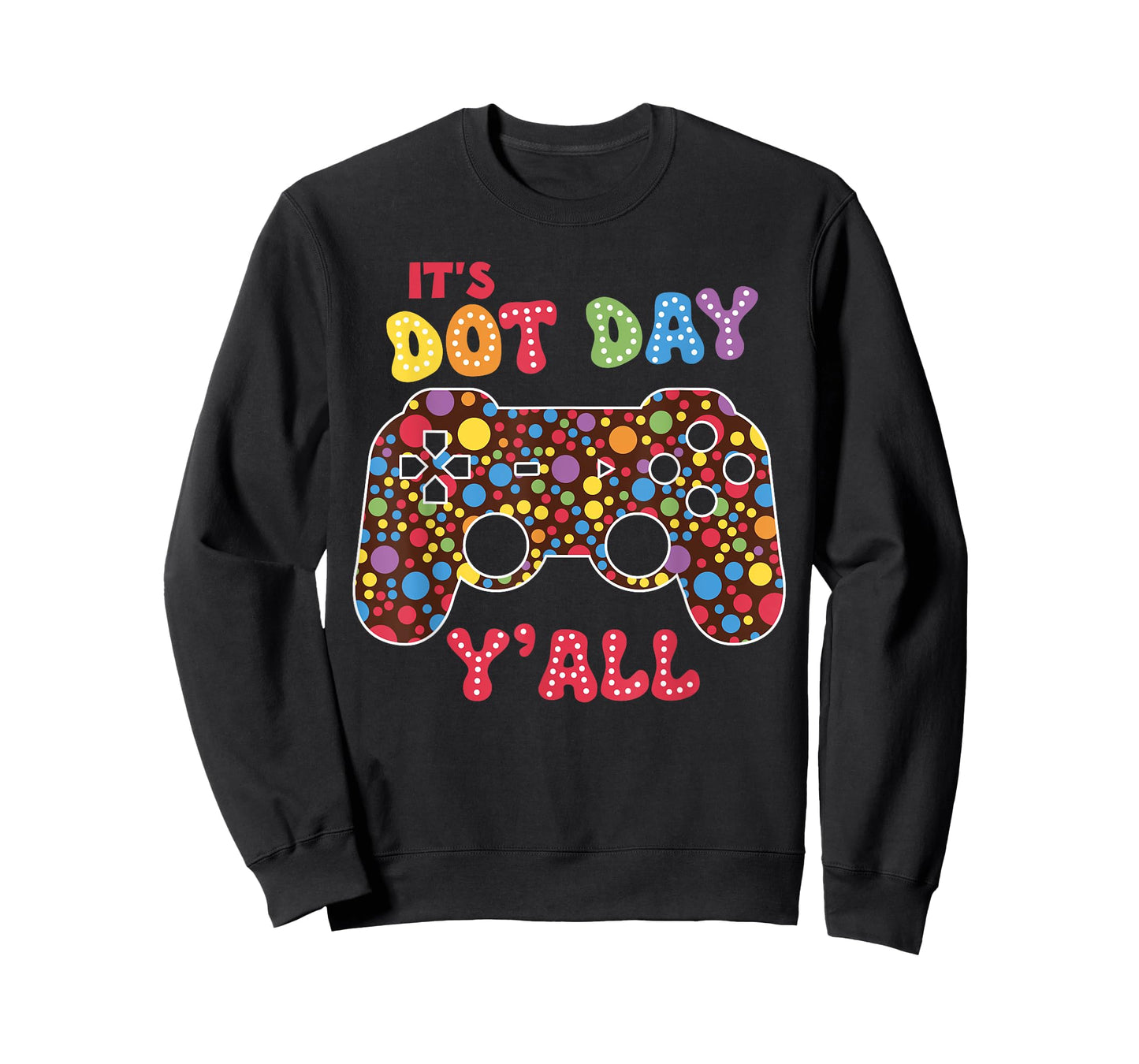 It's Dot Day Y'all Gamers Boy Game Controller Polka Dot T-Shirt