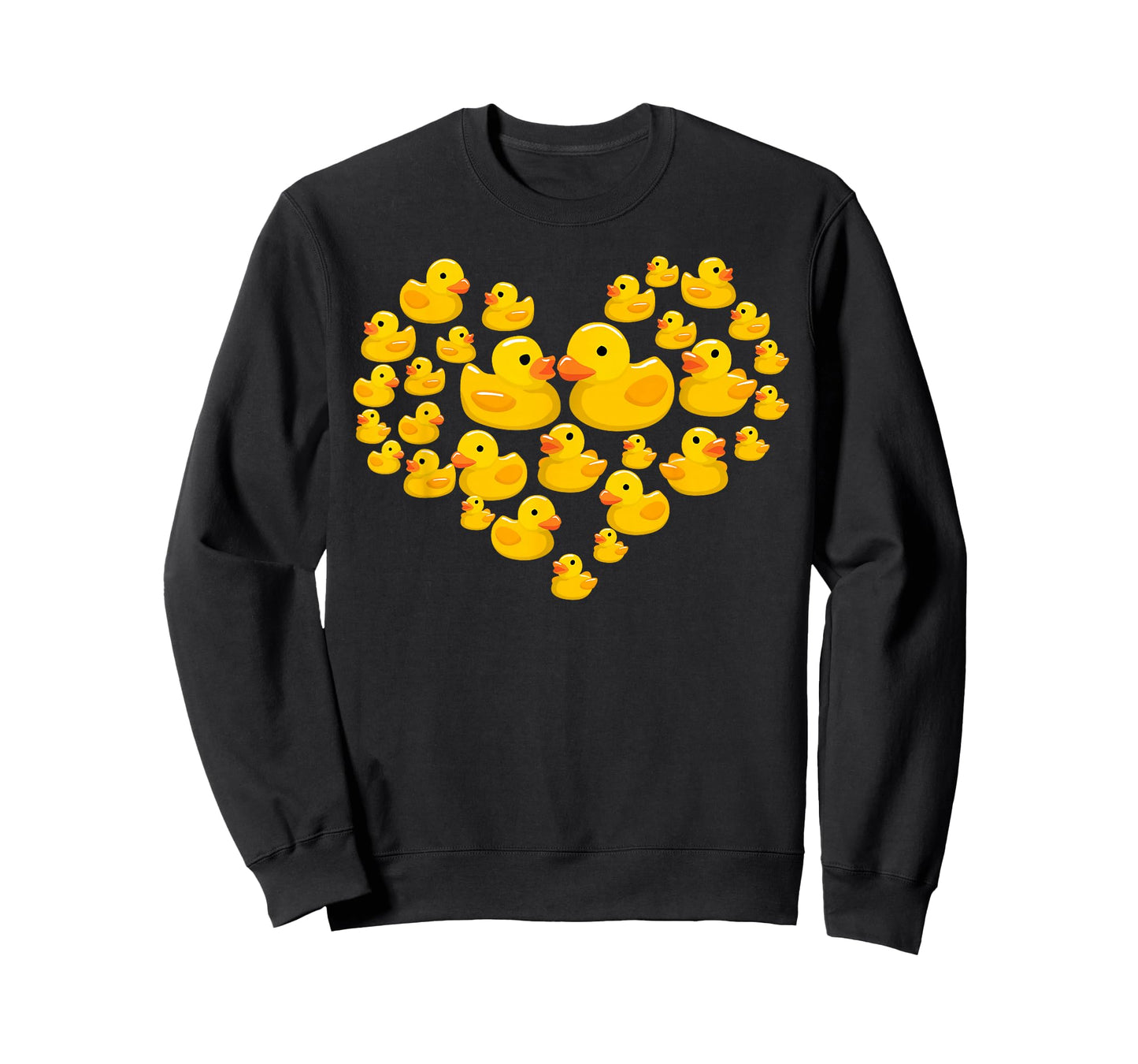 Funny Rubber Duck Gift For Men Women Cool Rubber Ducks Heart T-Shirt