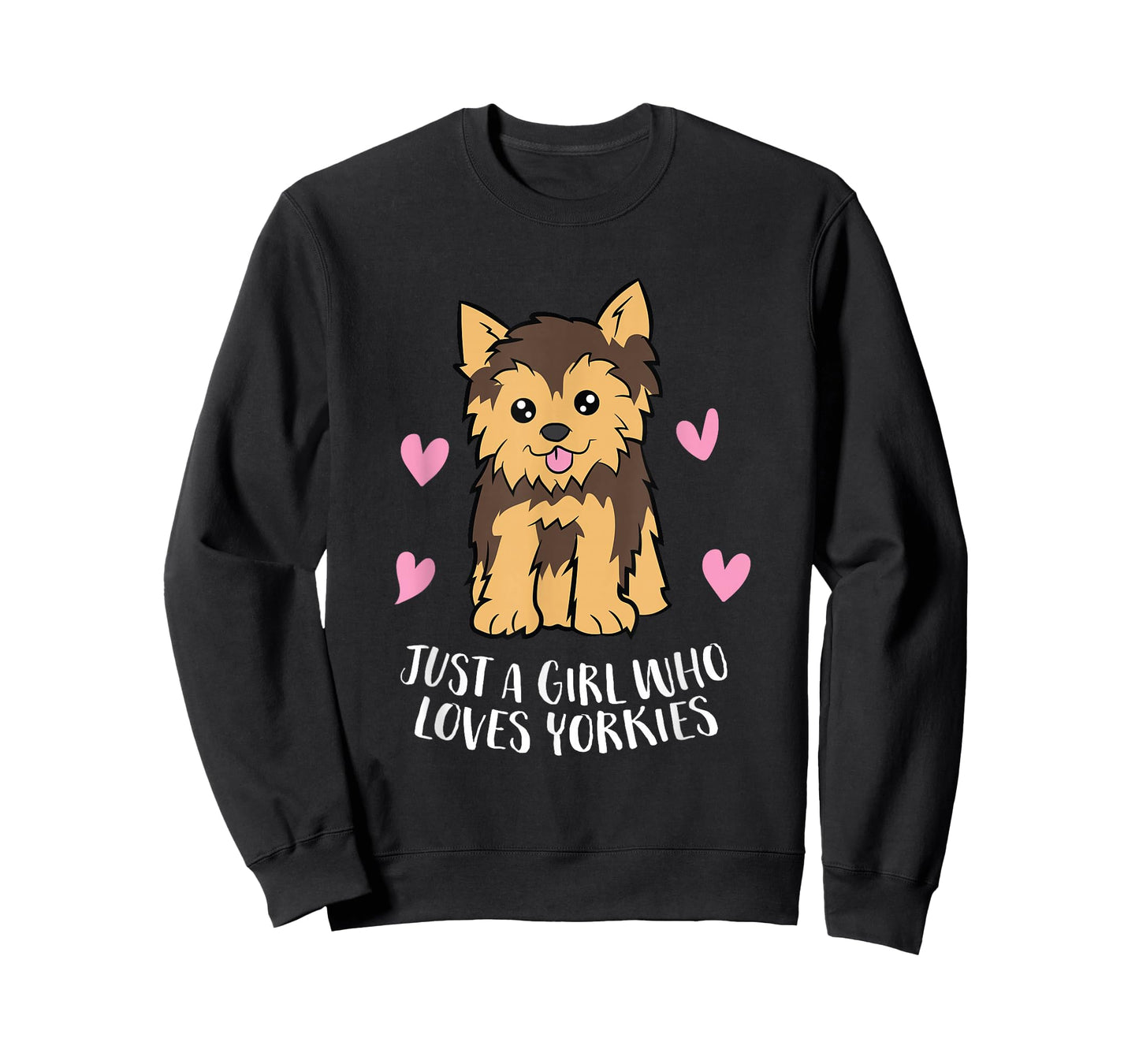 Just a Girl Who Loves Yorkies Yorkshire Terrier T-Shirt