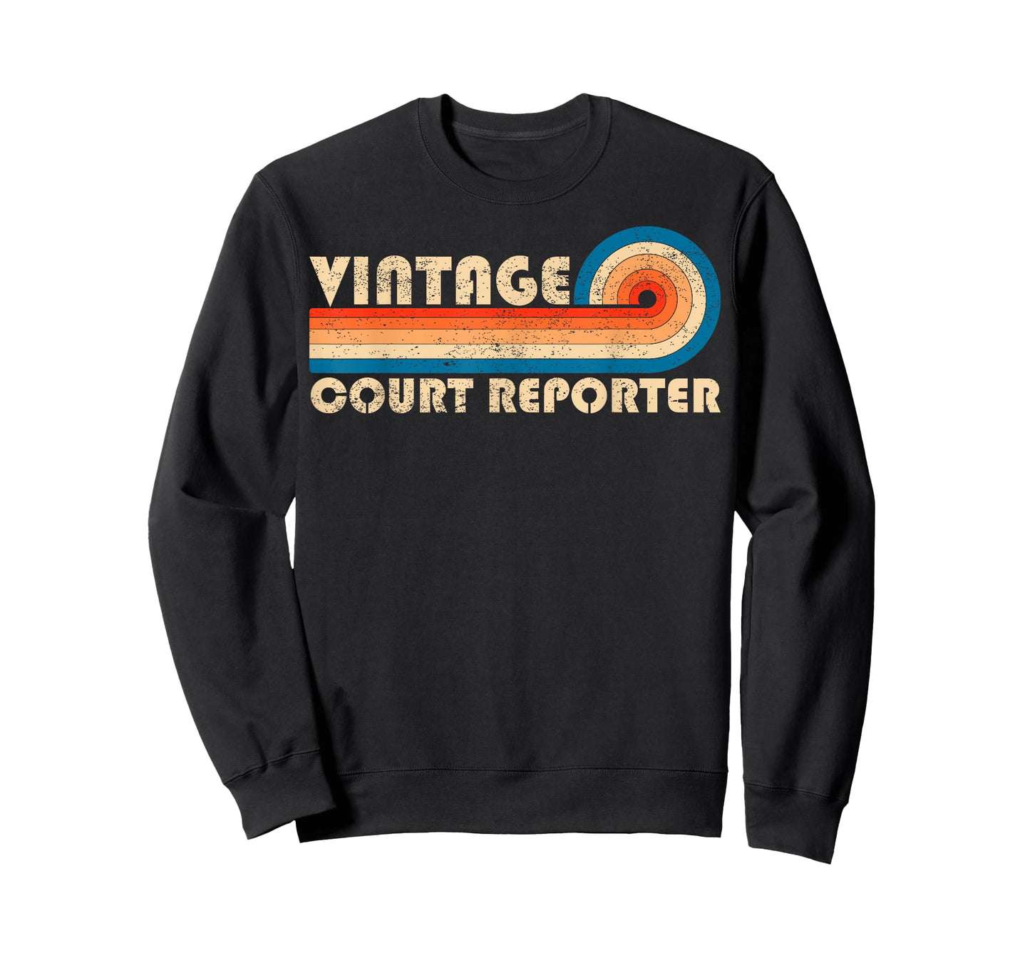 Vintage Court Reporter Job Title Birthday Idea T-Shirt