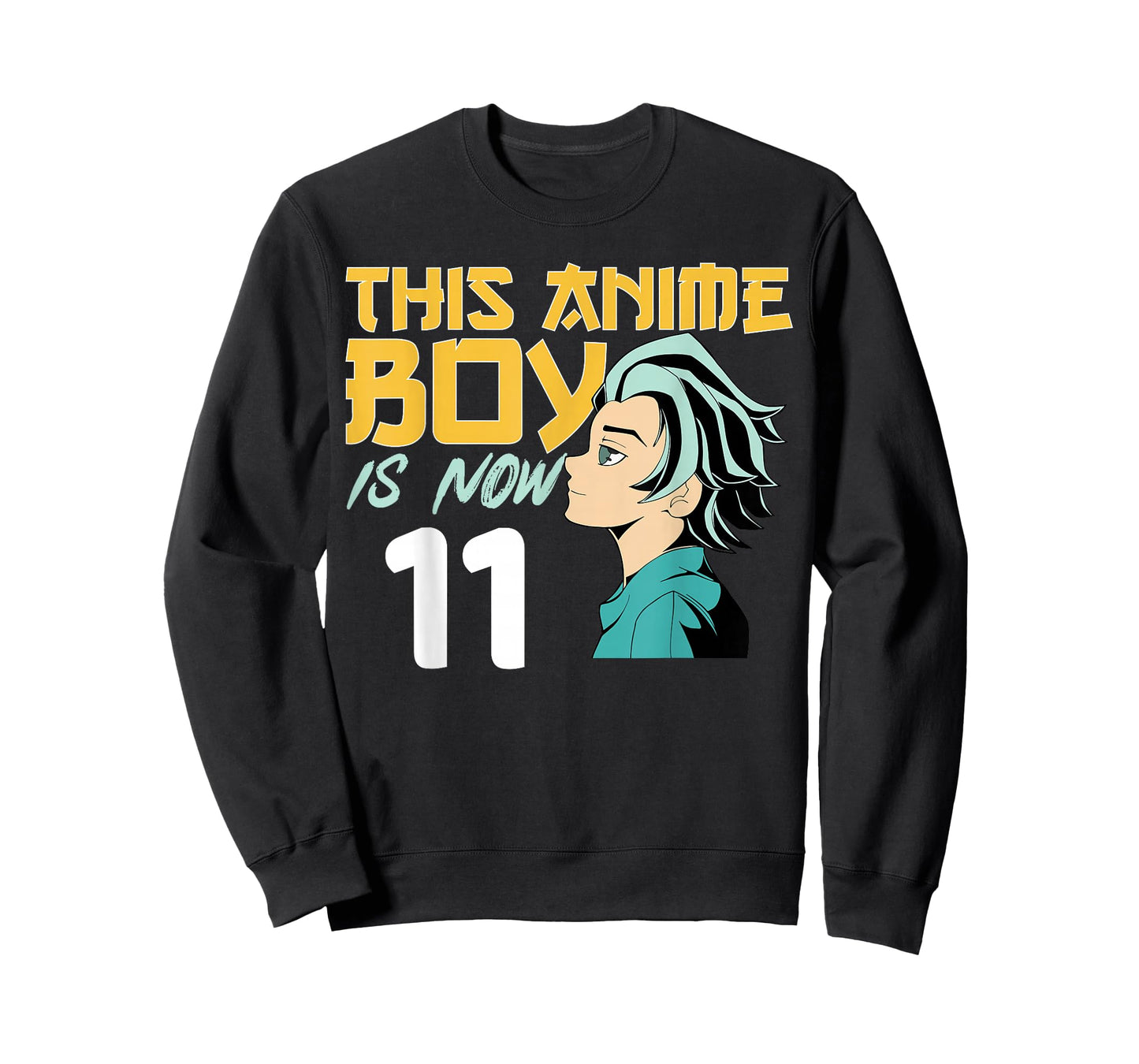 This Anime Boy Is Now 11 Years Old 11 th Birthday Boy T-Shirt