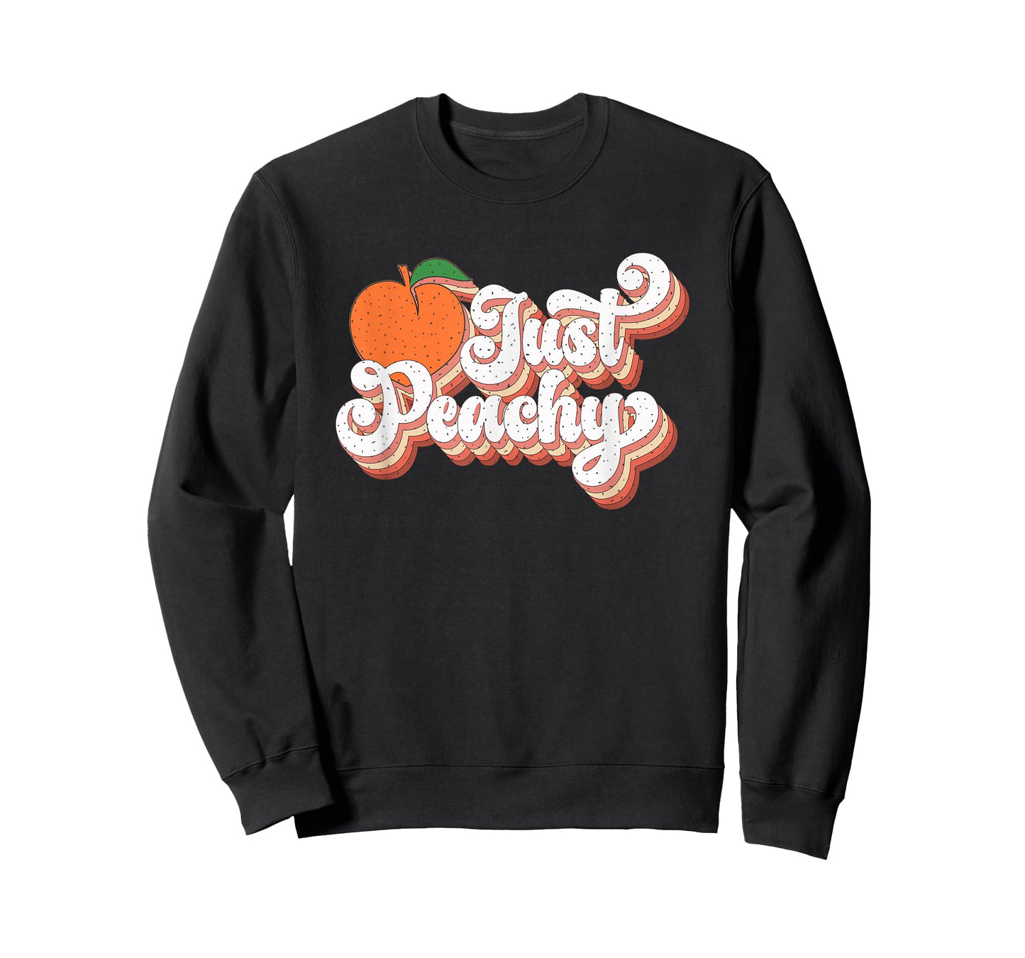 Just Peachy Retro Style Graphic T-Shirt