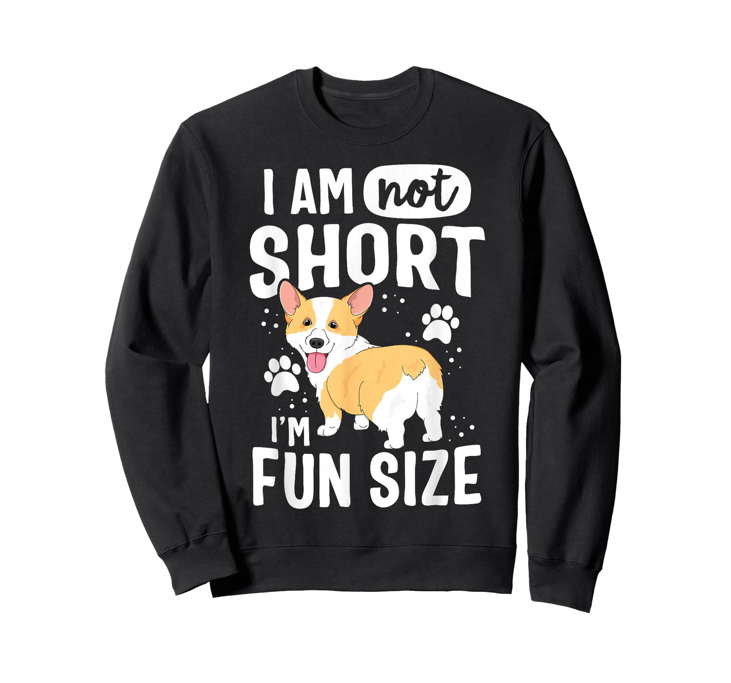 I Am Not Short I'm Fun Size Corgi Shirt Funny Women Girls T-Shirt