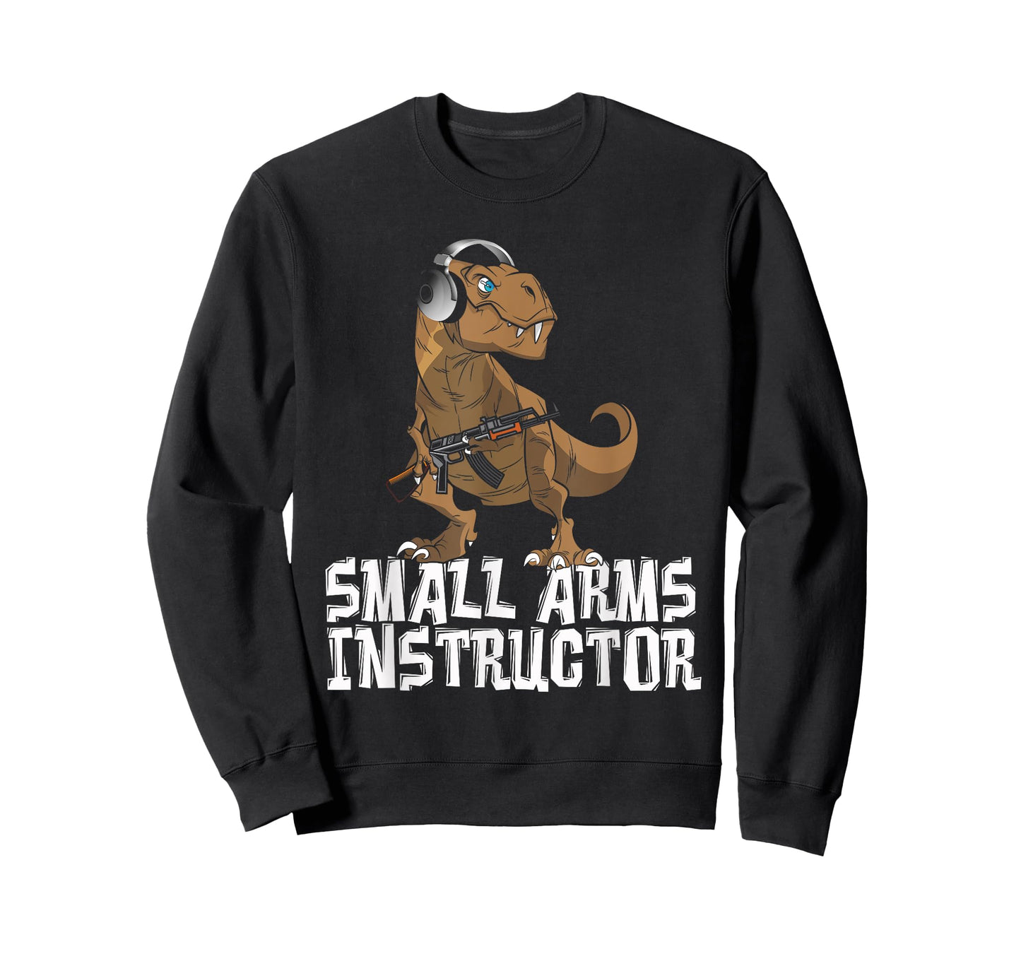 Small Arms Instructor | Funny T-Rex Dinosaur Gun T-Shirt T-Shirt