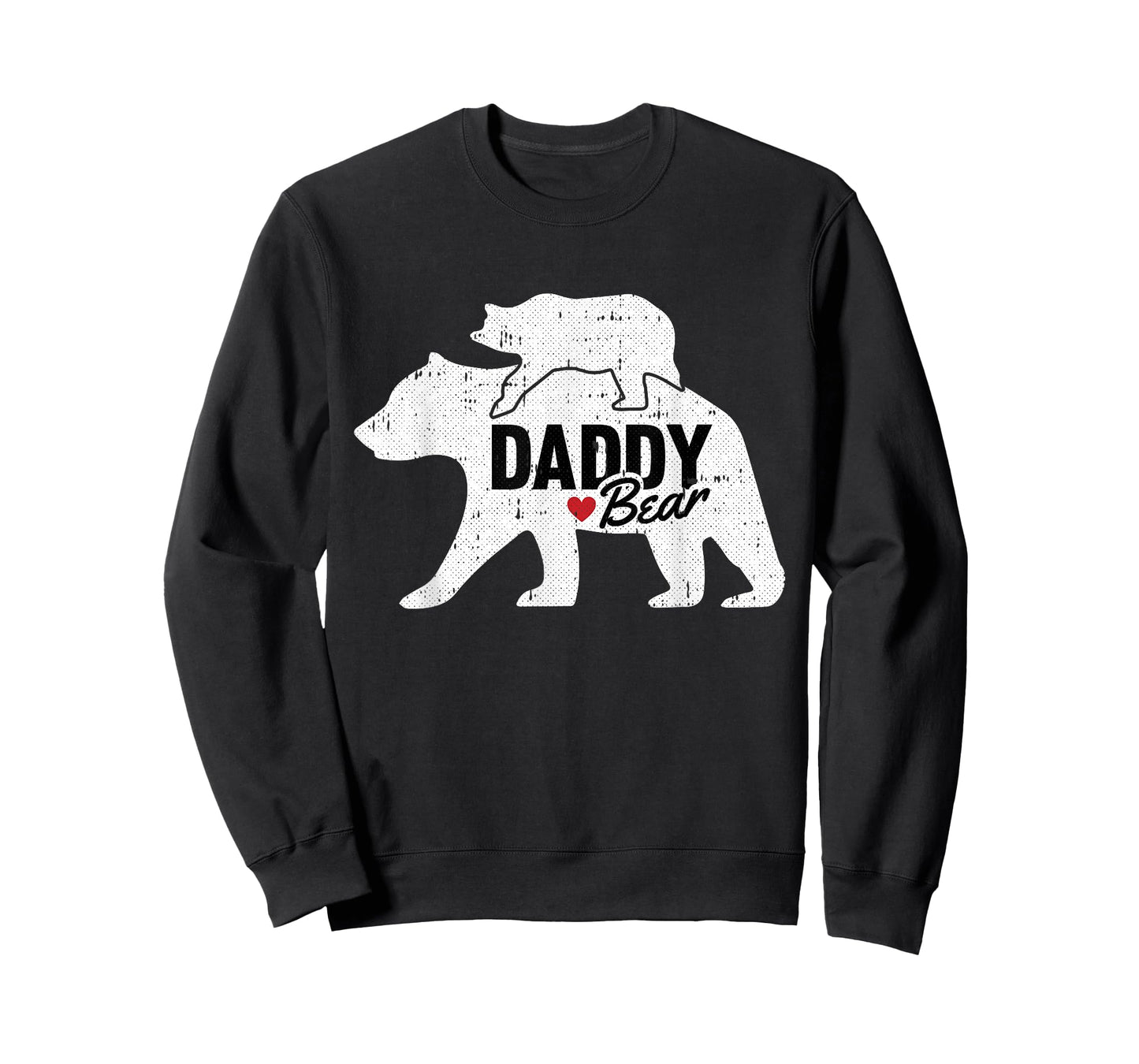 Daddy Bear Fathers Day Cute Baby Cub Papa Dad-a Pops T-Shirt Small