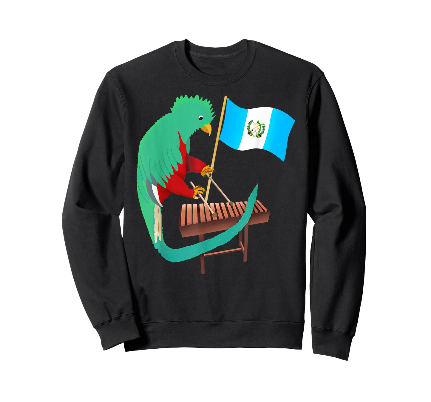Guatemala Quetzal Chapin Antigua Guate Flag Tikal Marimba T-Shirt