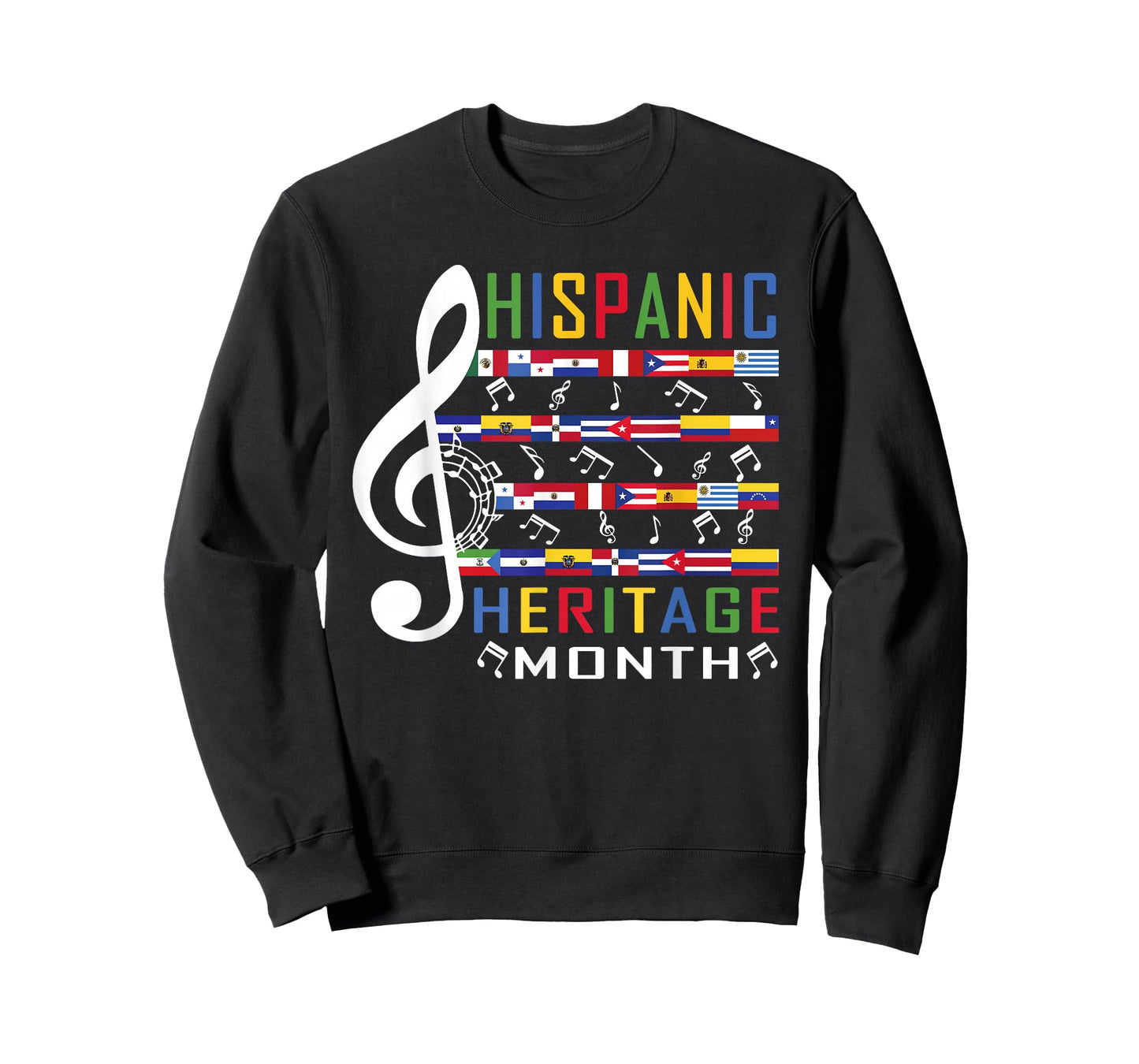 Music Teacher Kid National Hispanic Heritage Month T-Shirt