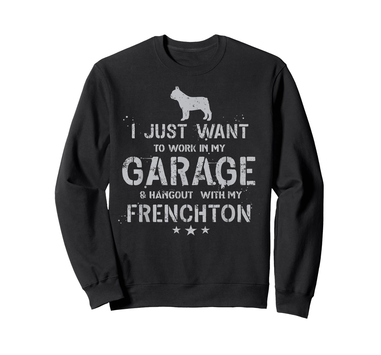 Funny Frenchton Dad Garage Men Hang T-Shirt