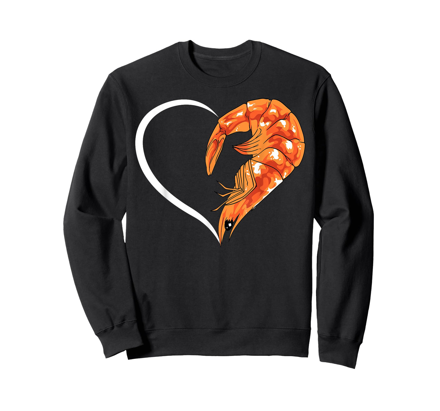 Shrimp Shirts For Women Girls Kids Heart Cute Shrimp T-Shirt