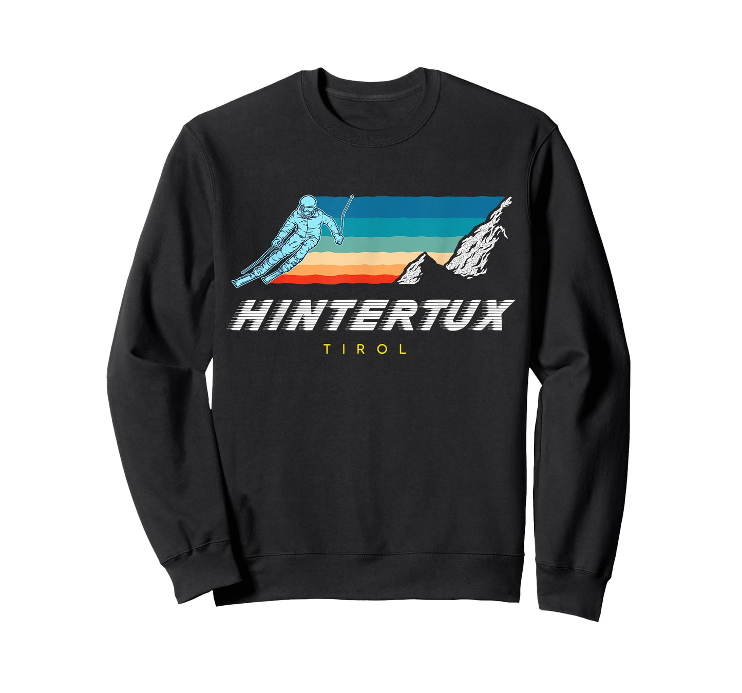 Hintertux Tyrol - Austria Retro 80s Ski Holidays T-Shirt