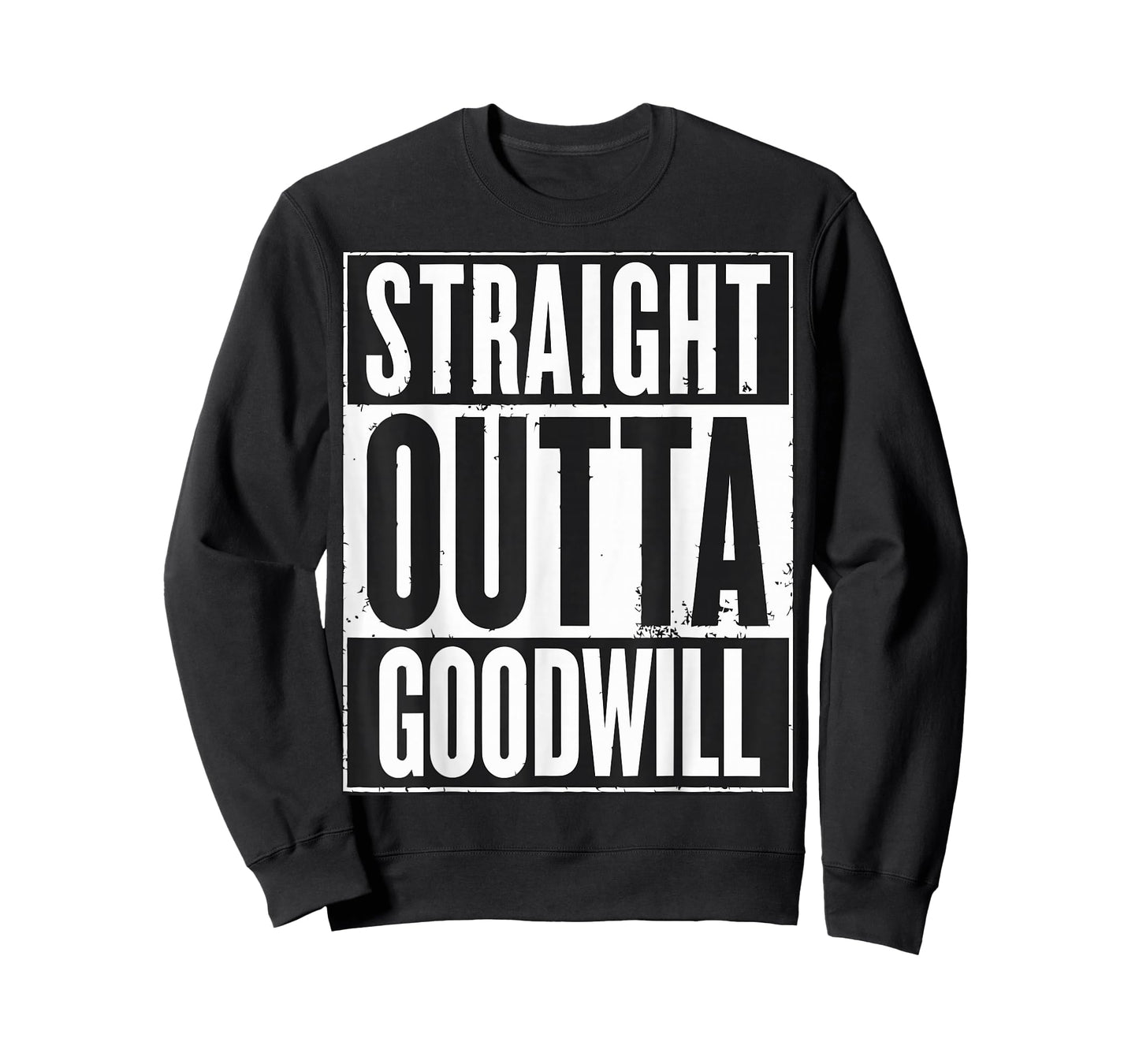 Straight Outta Goodwill - Male 3XL - Silver