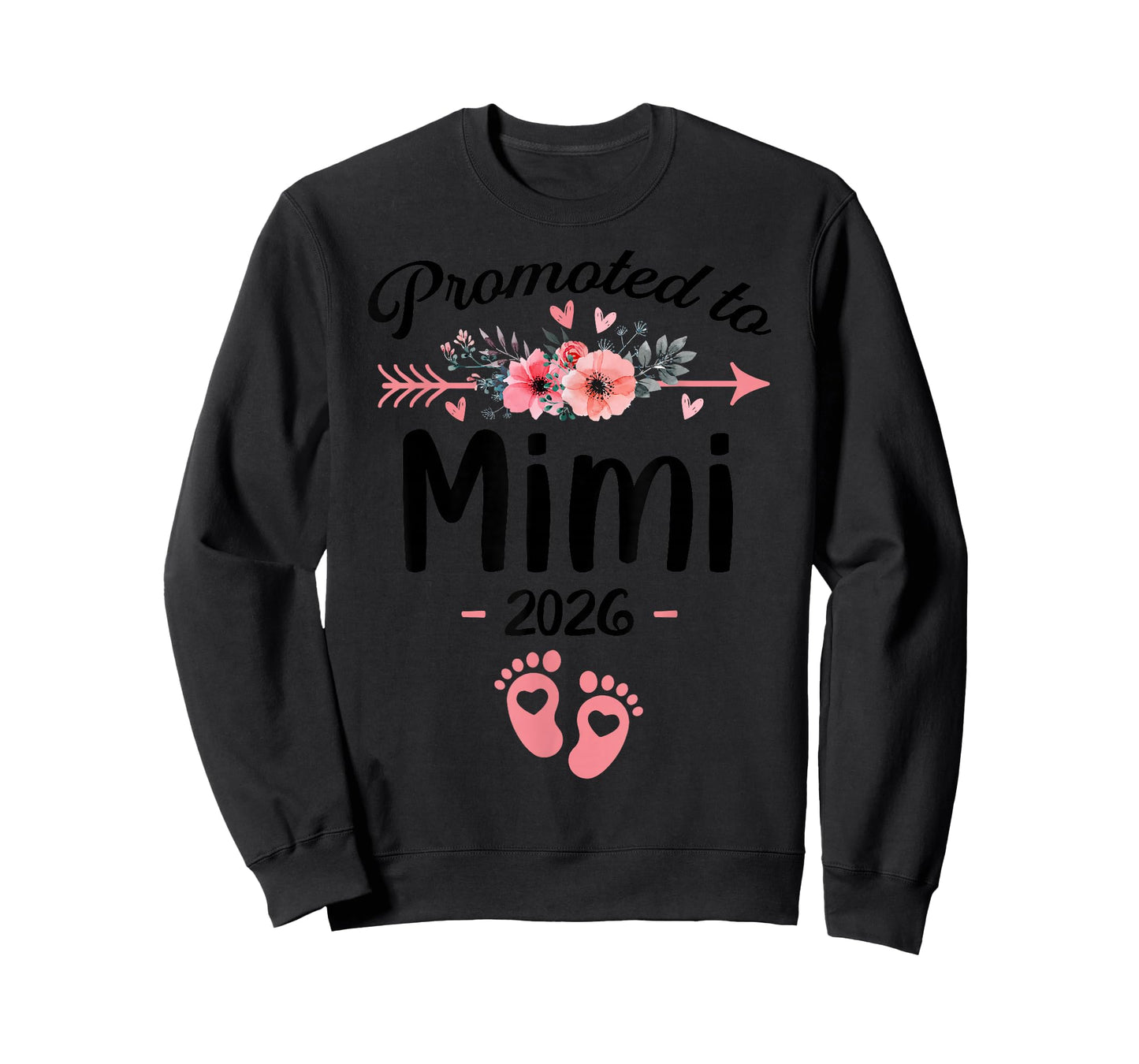 Promoted to Mimi Est 2026 Floral T-Shirt