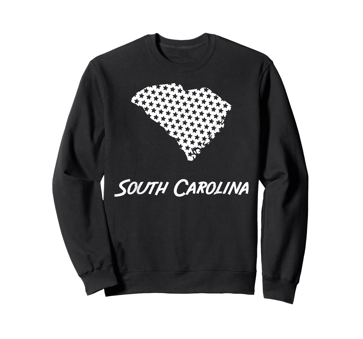 South Carolina USA State Outline Stars Vintage Retro Design T-Shirt