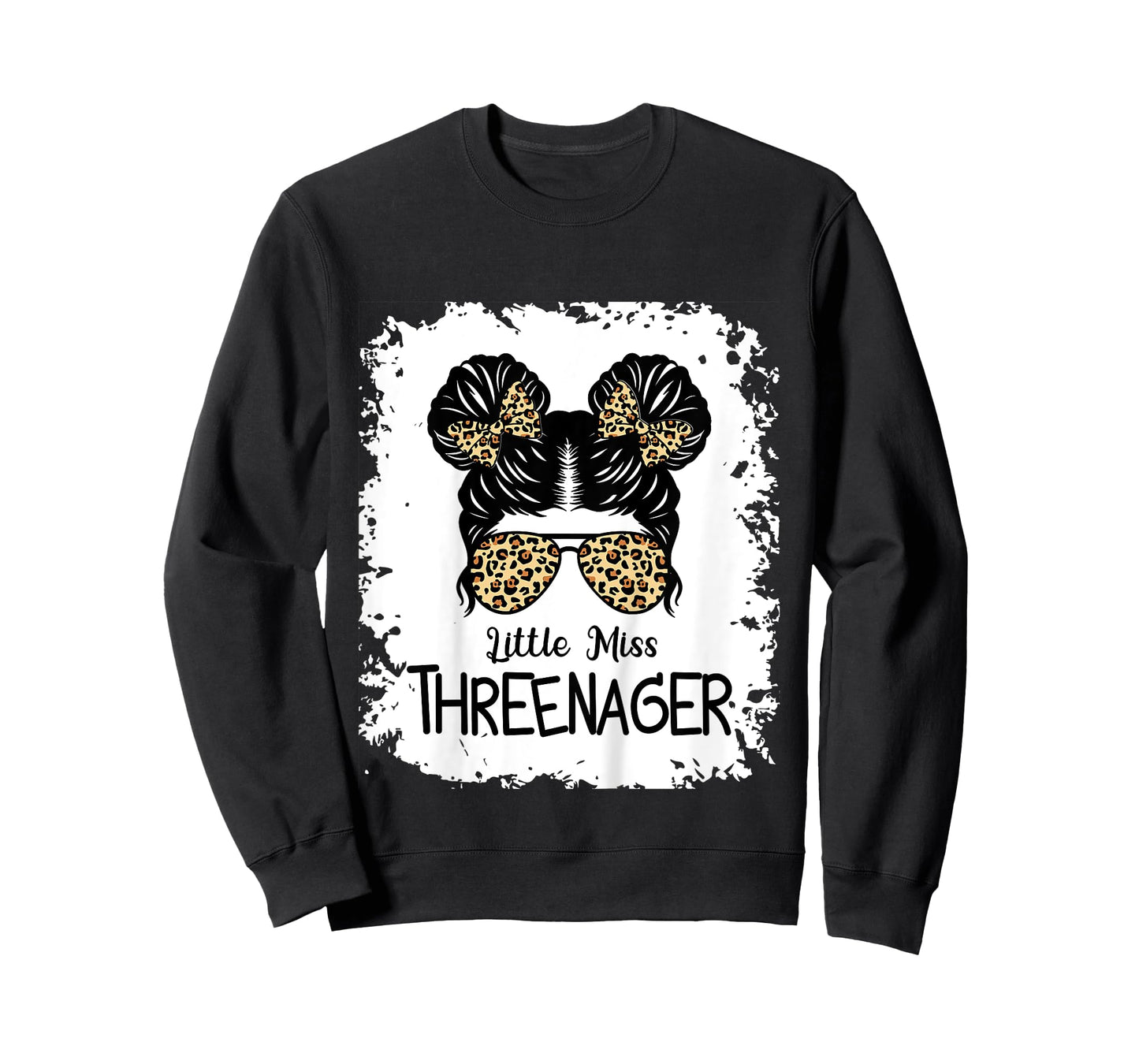 Little Miss Threenager Threenager Girl Birthday 3 Years T-Shirt