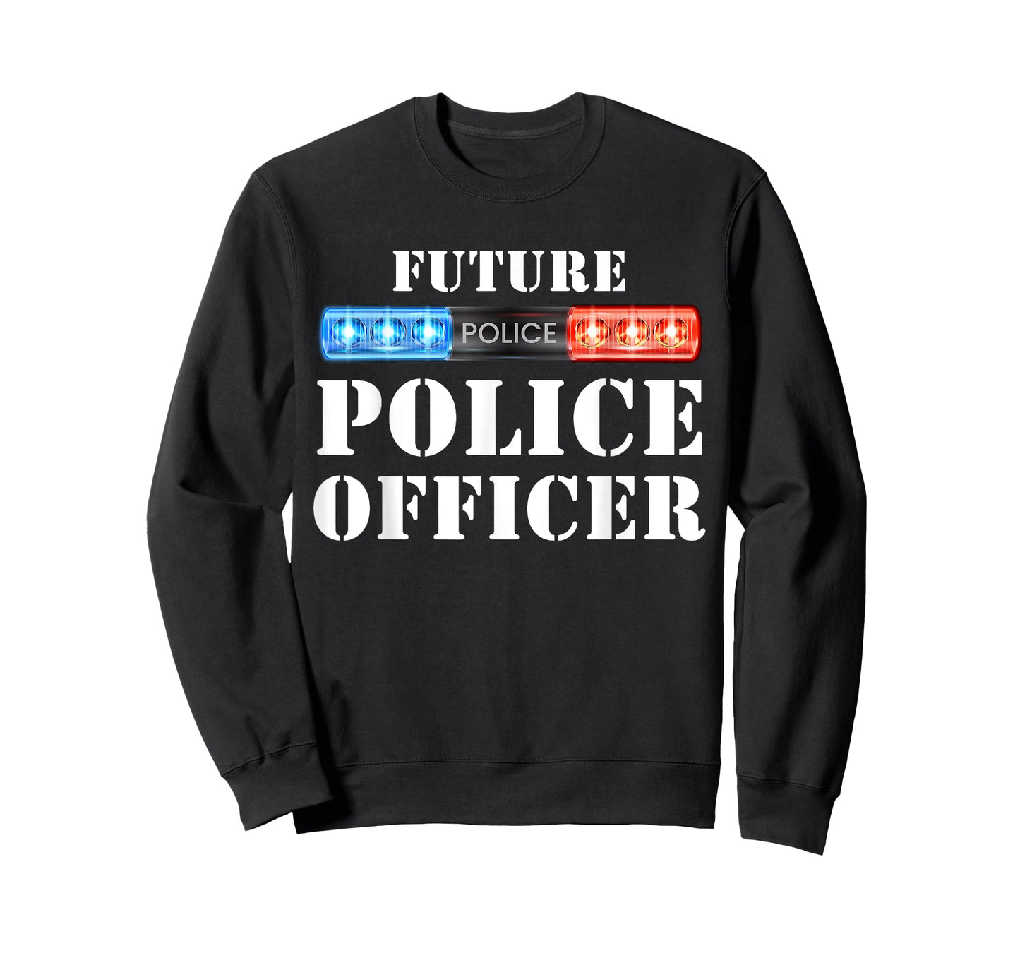 Future Police Officer Gift Patriotic Police T-Shirt for Women Kids Men