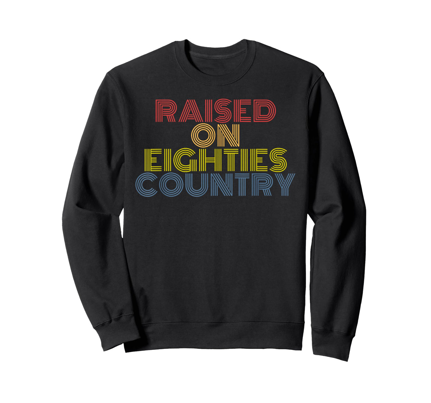 Raised On Eighties Country retro 70s vintage T-Shirt