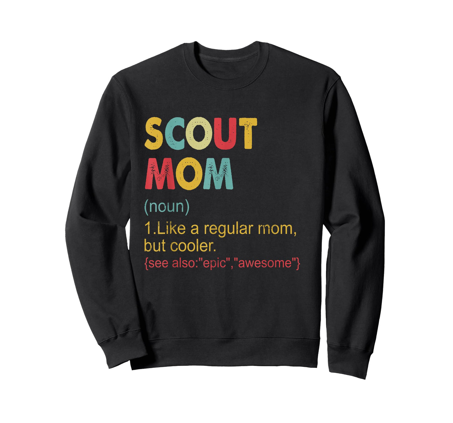 Scout Mom Definition - Vintage Funny Scout Mom For Women T-Shirt